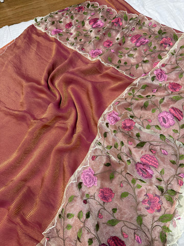 SSS-90 desiner Korean silk  saree