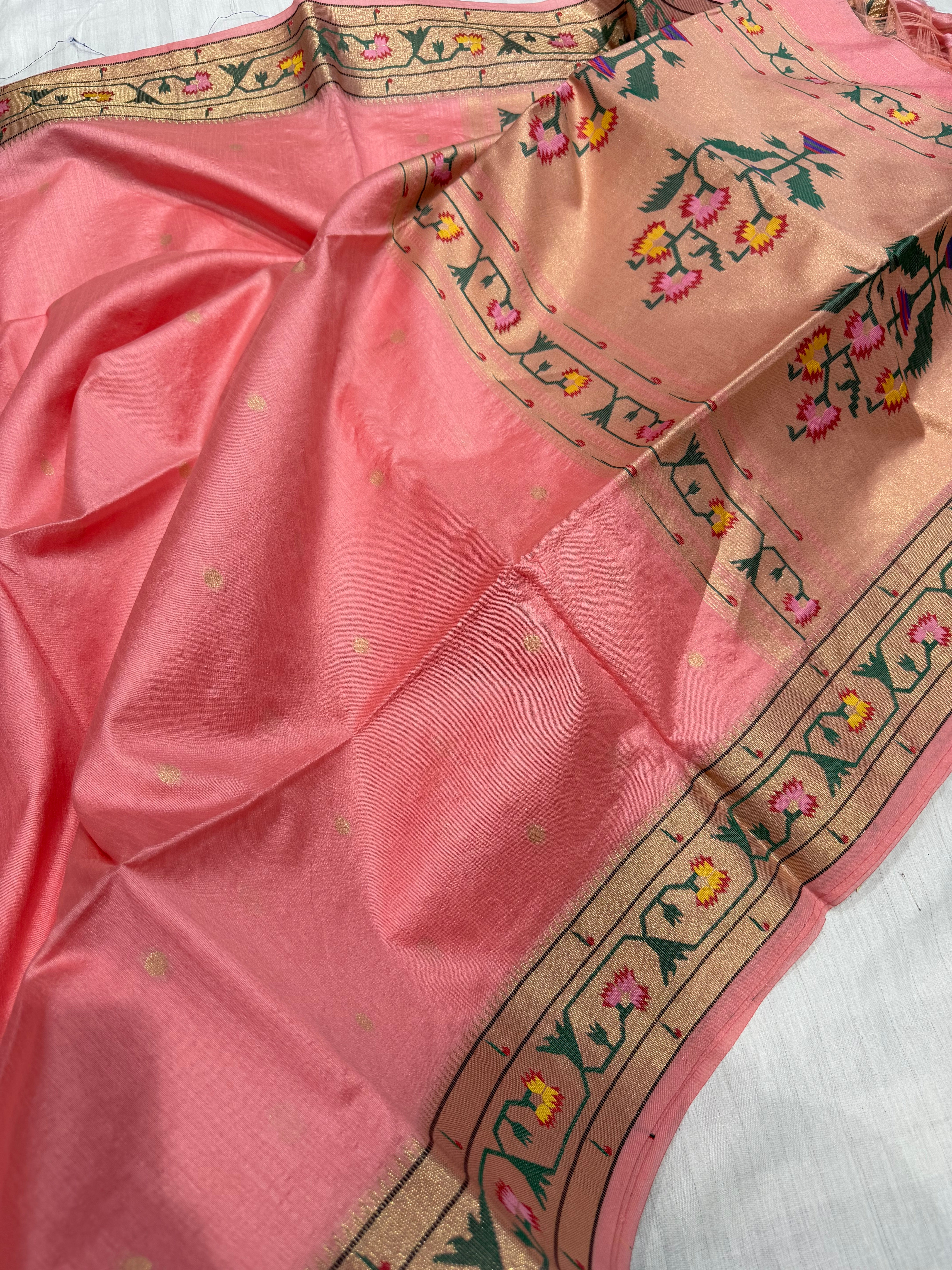 SSS-13 tussar pithani silk sarees