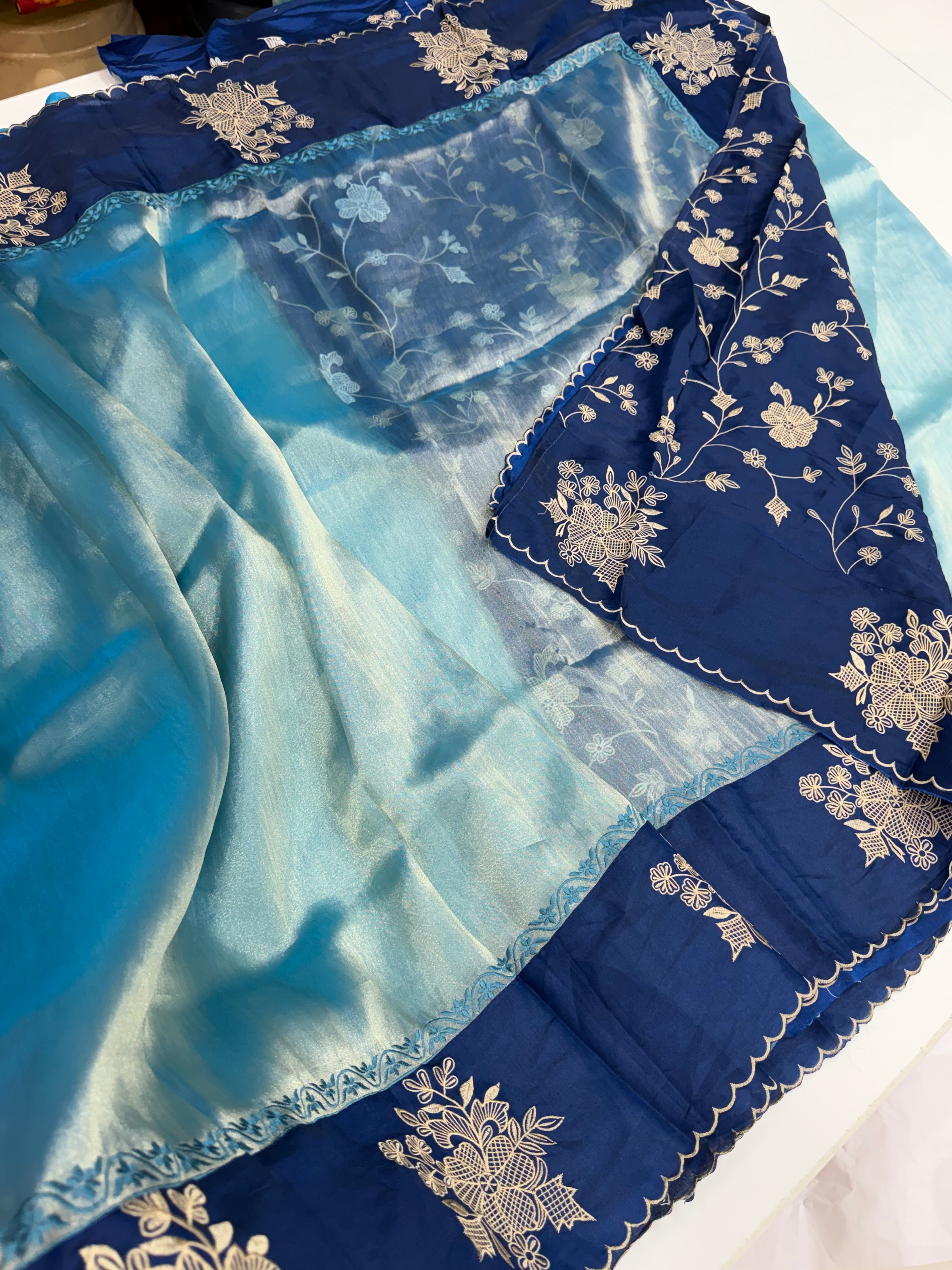 SSS-117 designer work sarees