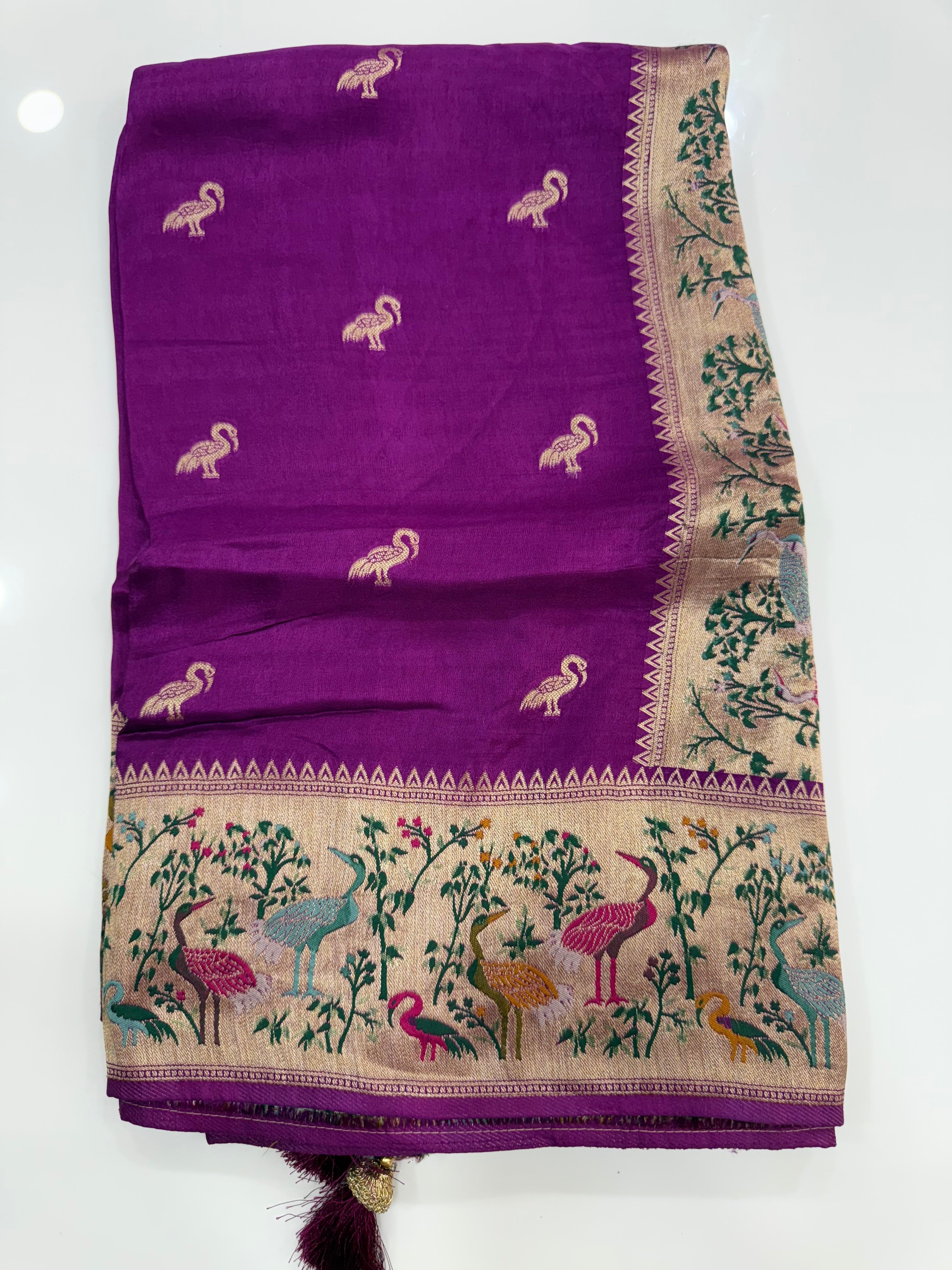 SSS-15 tussar georgettee offer sarees