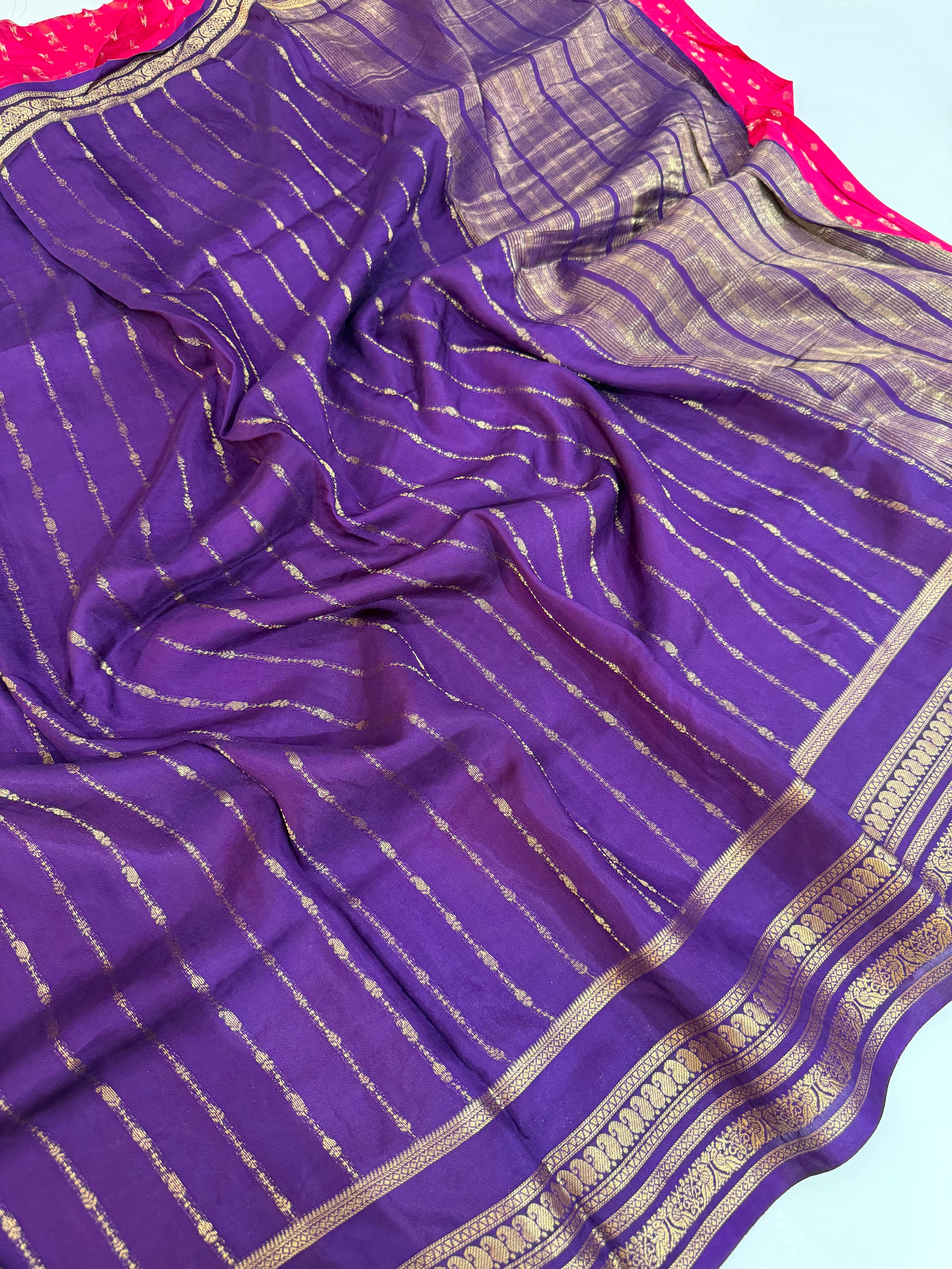 SSS-121 vintage mysore silk sares