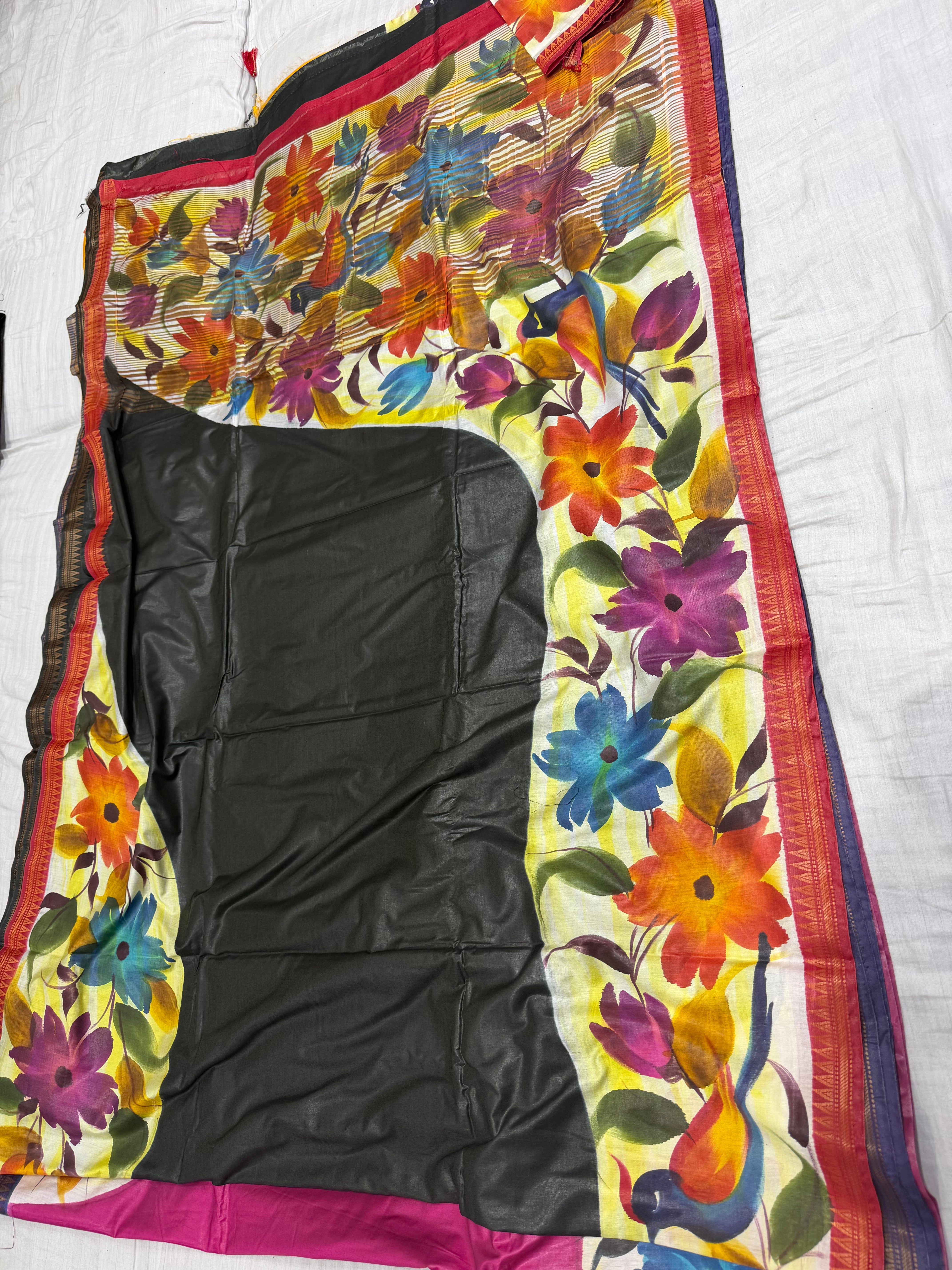 SSS-116 hand paint sarees