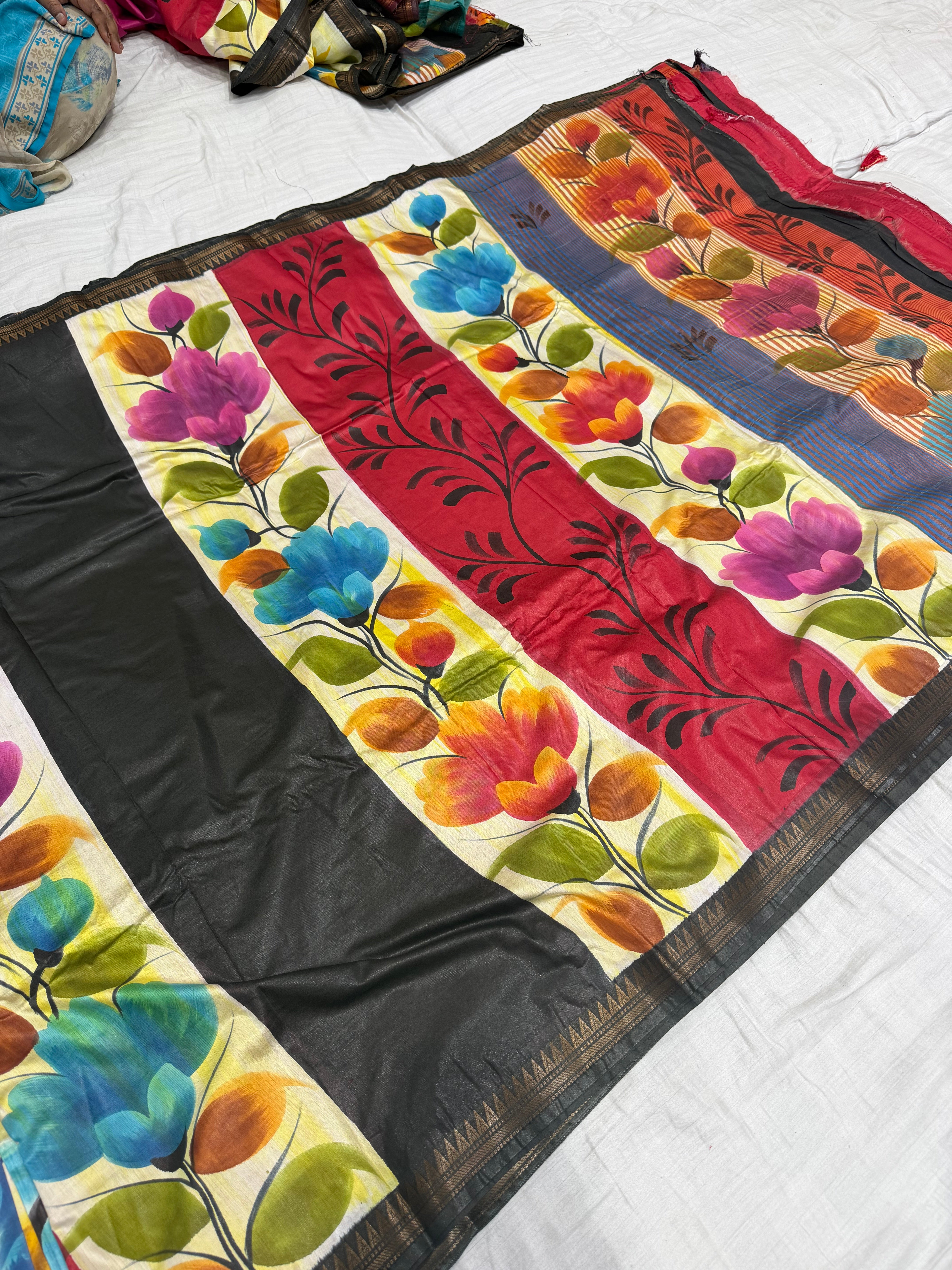 SSS-116 hand paint sarees