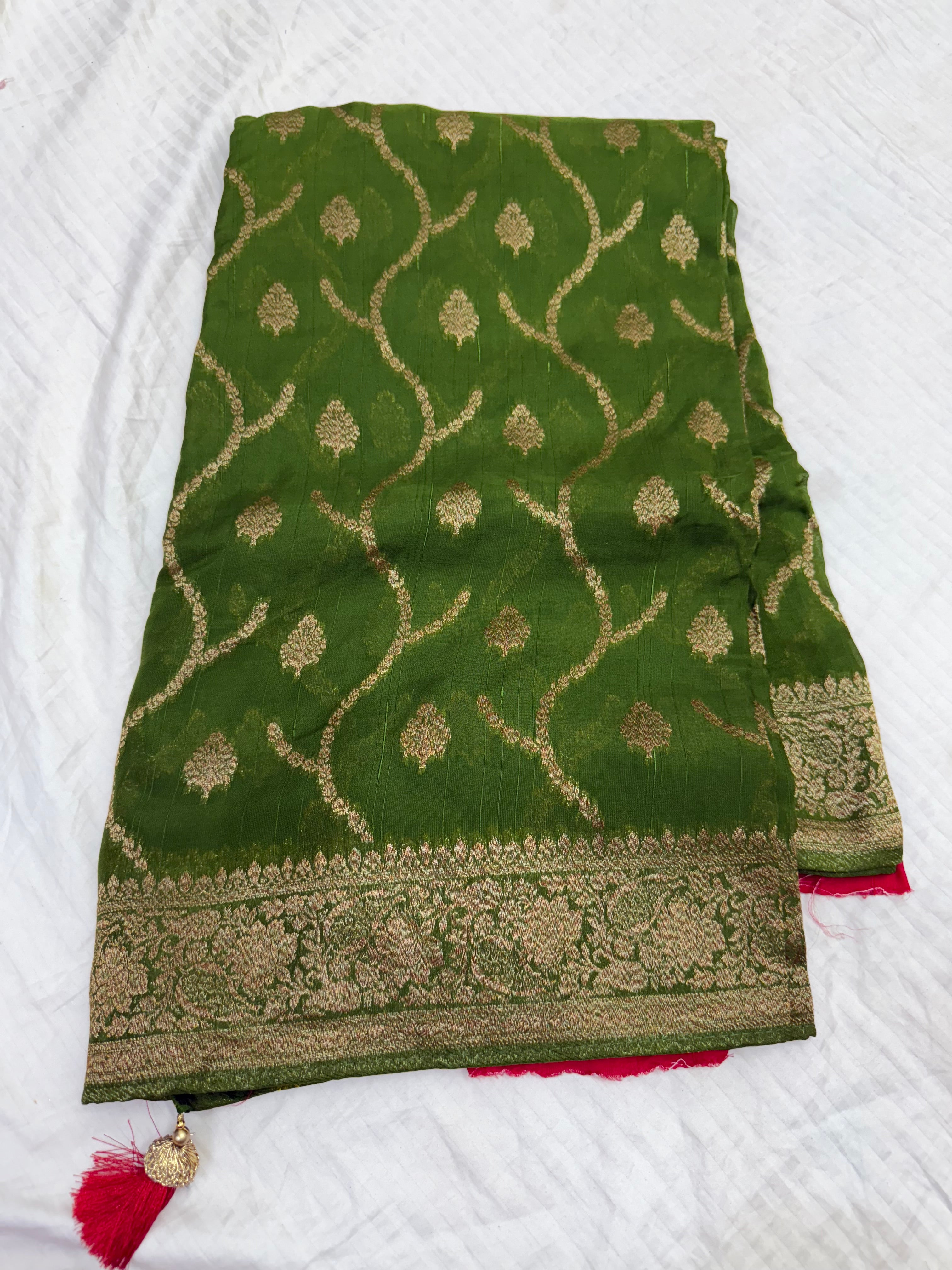 SSS-98 tussar work sarees
