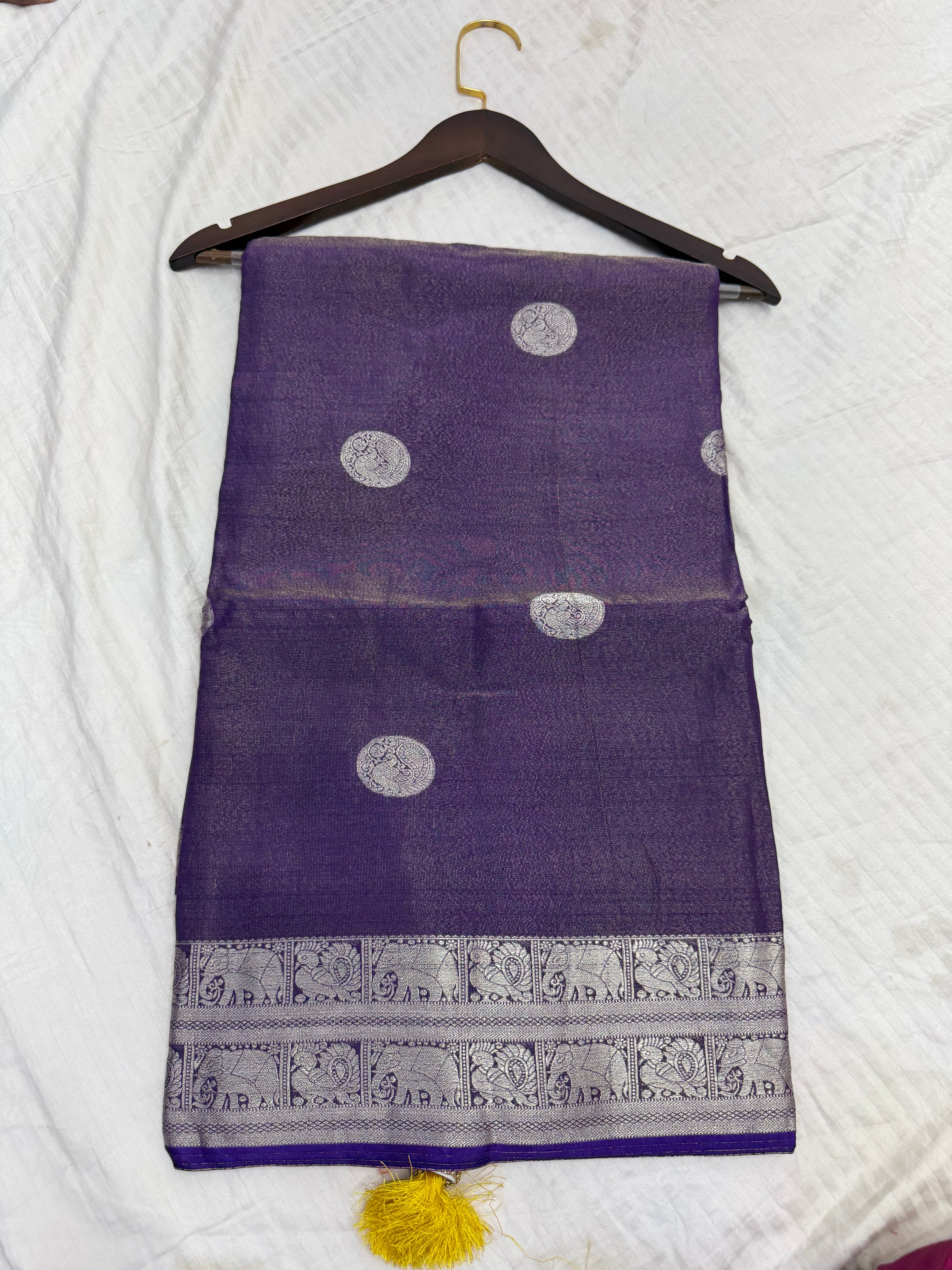 SSS-38 PURE SILK tissue sarees