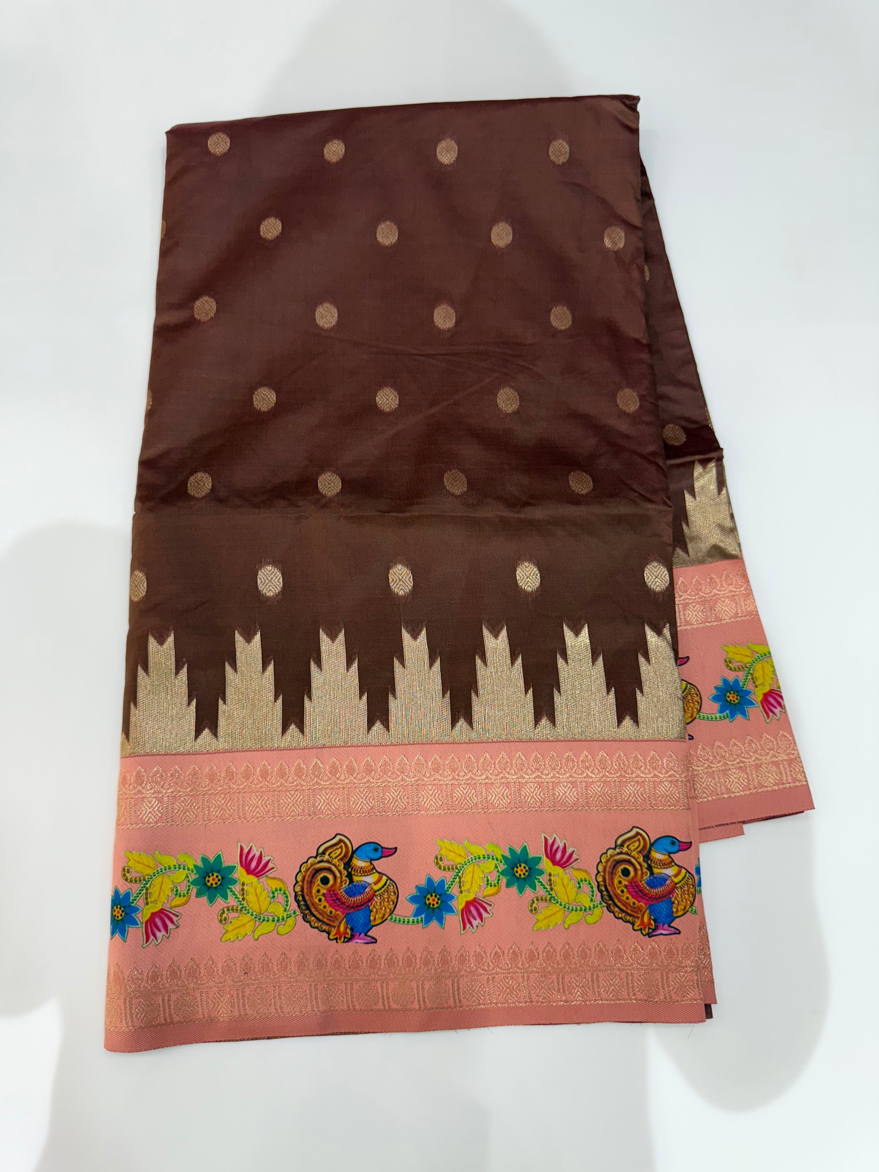 SSS-134 gadwal  thanjavur painting silk
