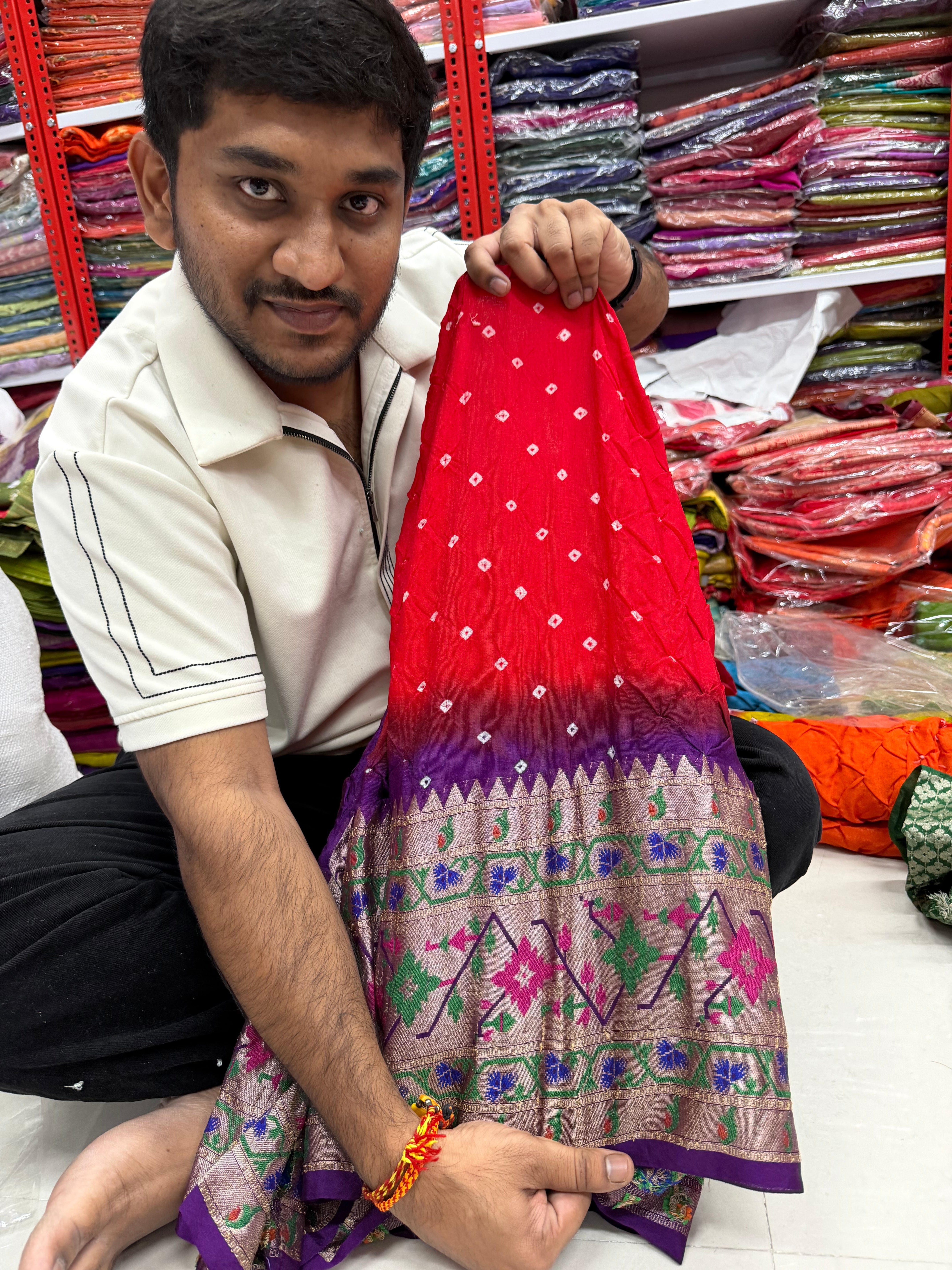 SSS-07 Bandhini silk sarees