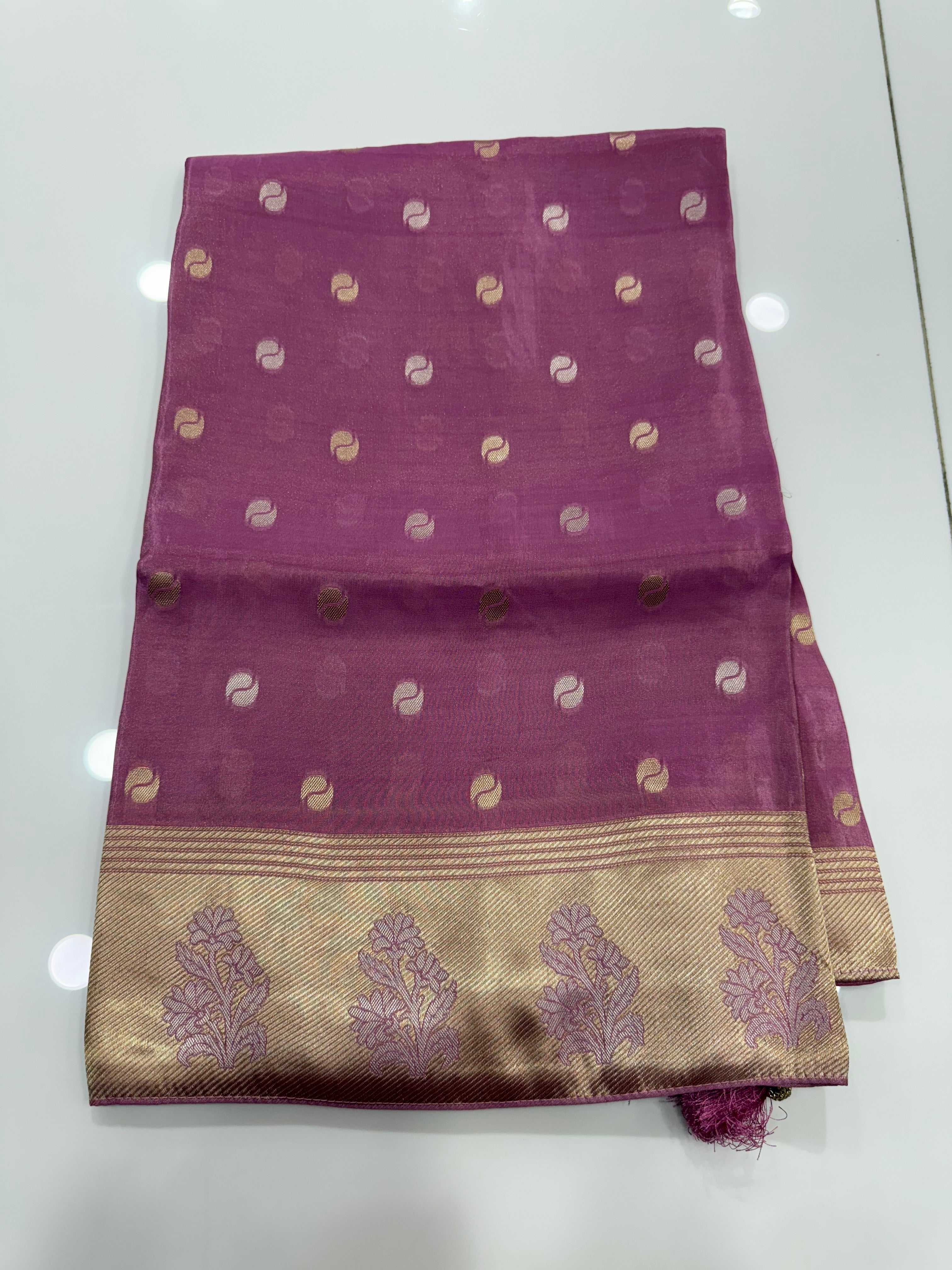 SSS-78 desiner with soft tiuuse saree