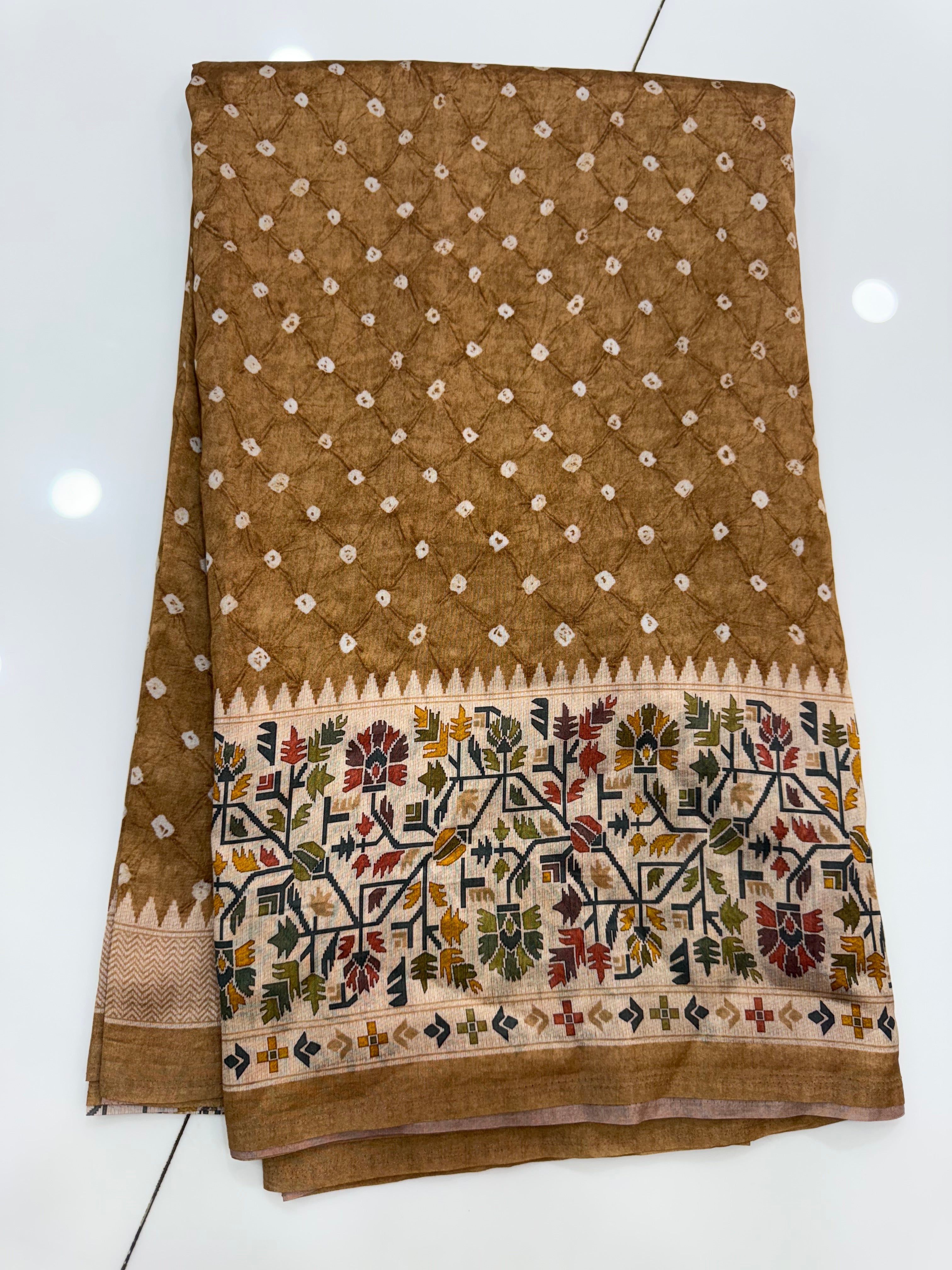 SSS-52 KALAMKARI DUPION SAREES