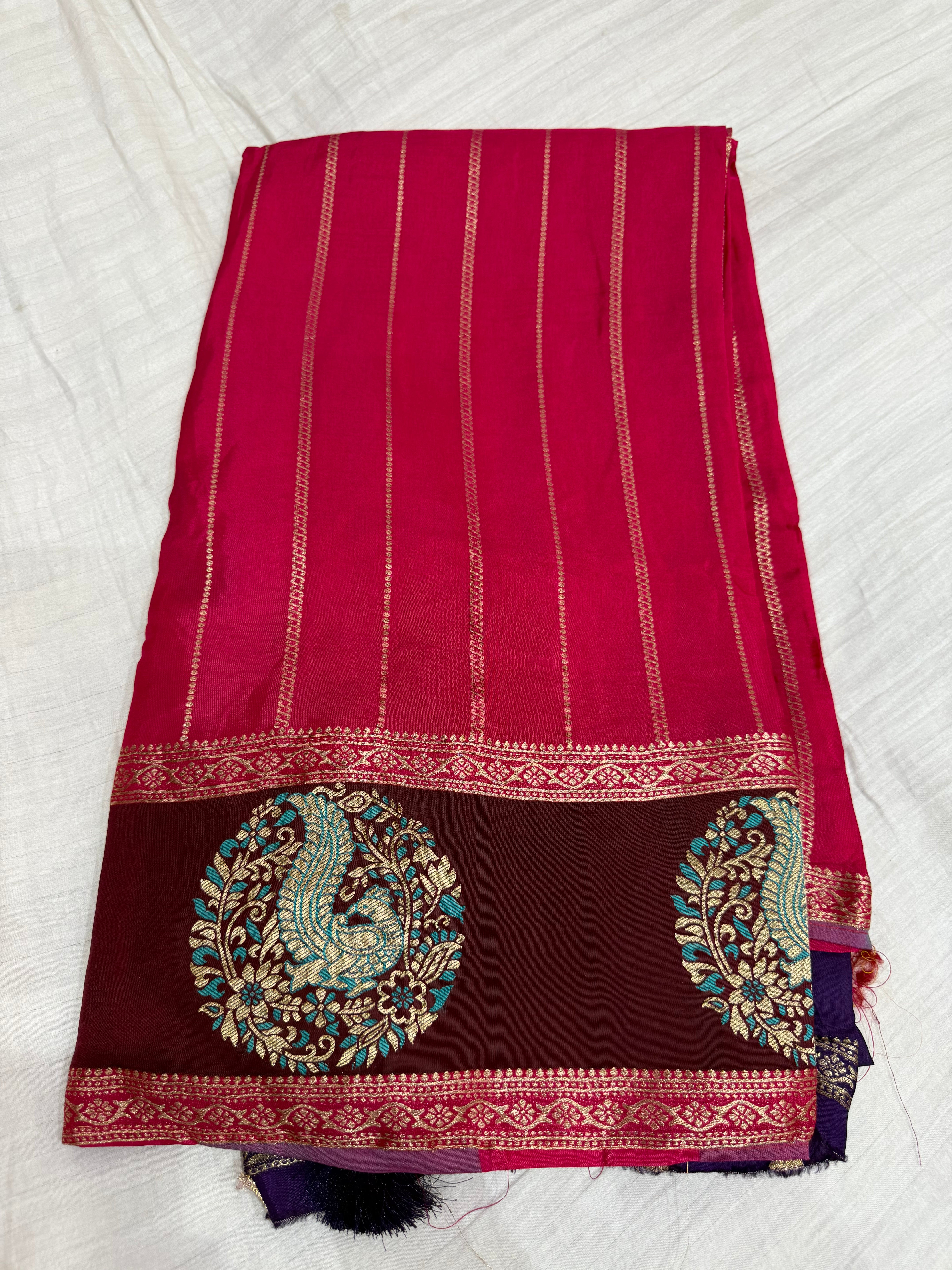 SSS-119 viscose crape sares