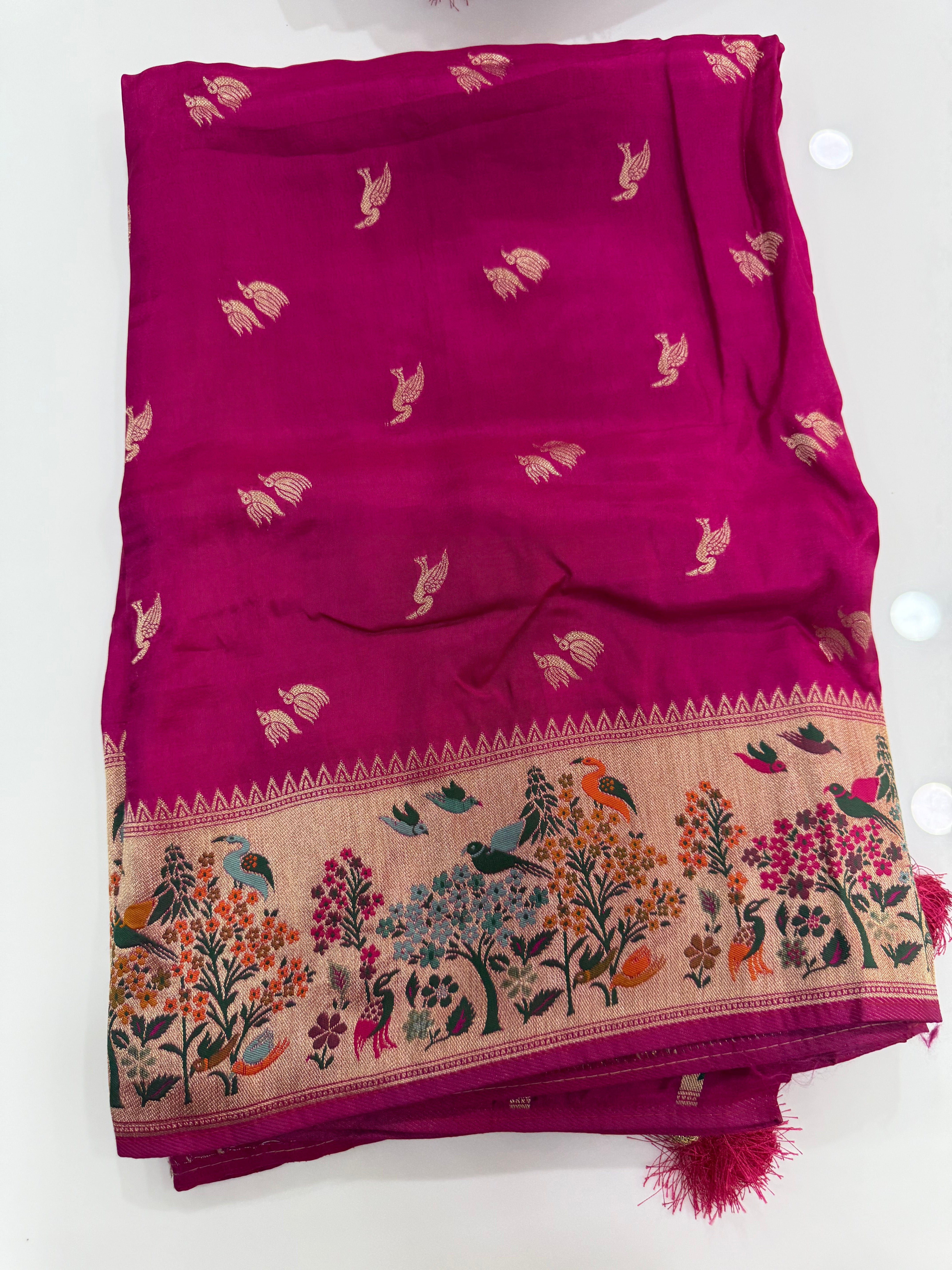 SSS-15 tussar georgettee offer sarees