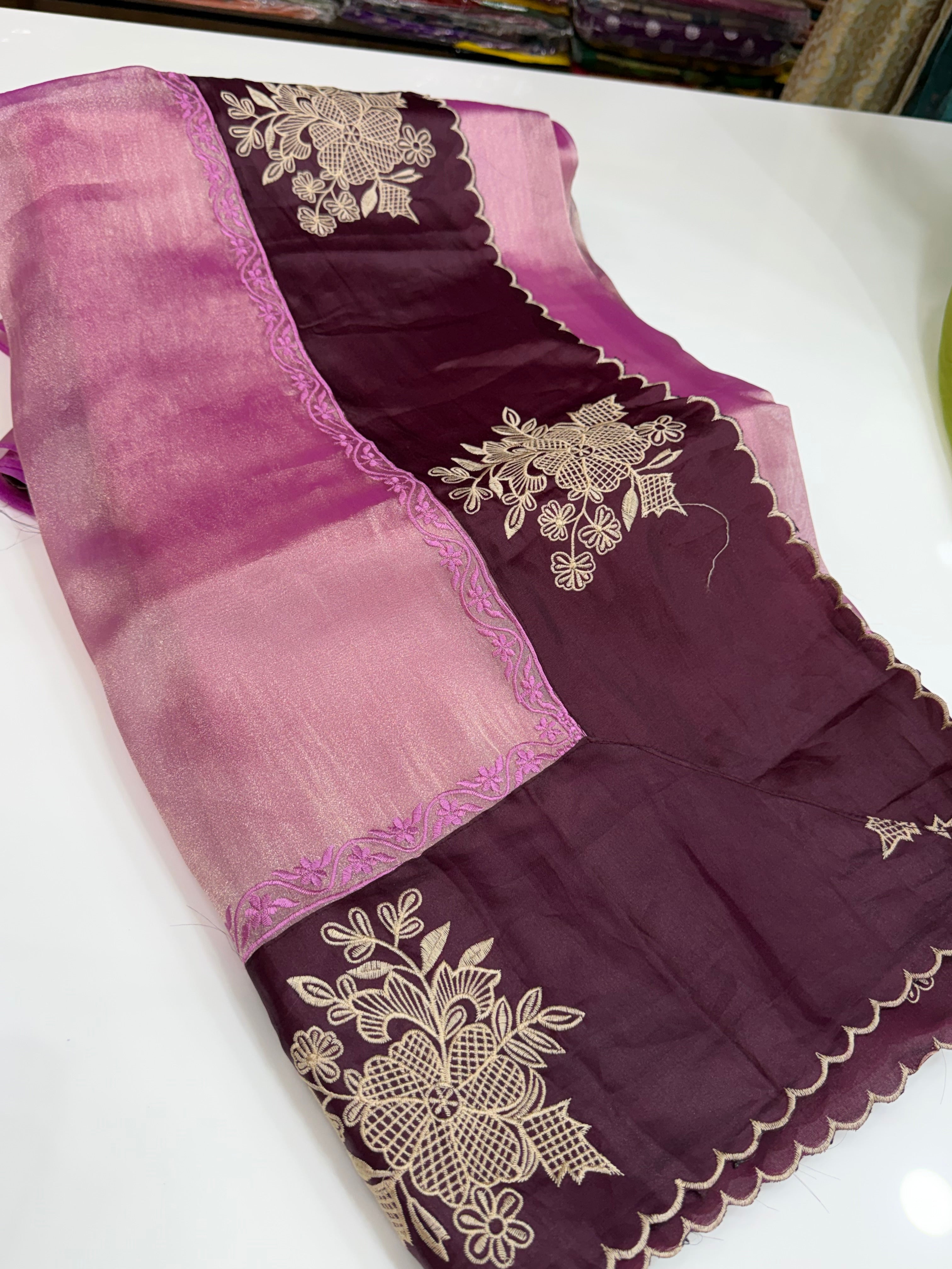SSS-117 designer work sarees