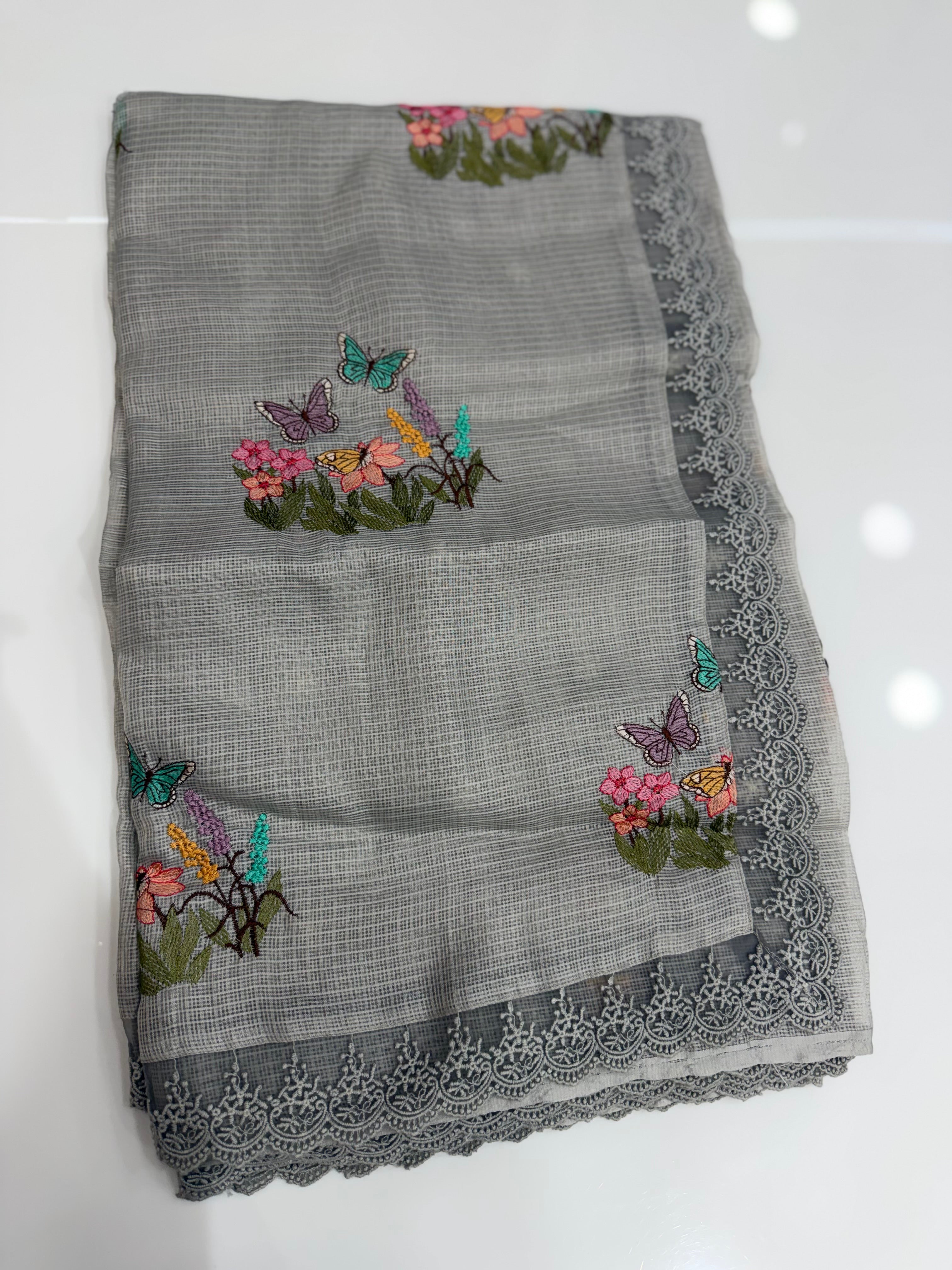 SSS-01 kotta embroidery sarees