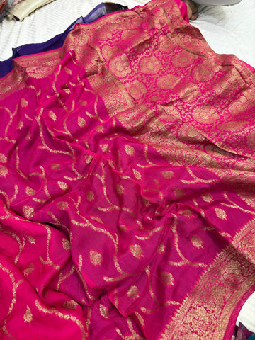 SSS-98 tussar work sarees