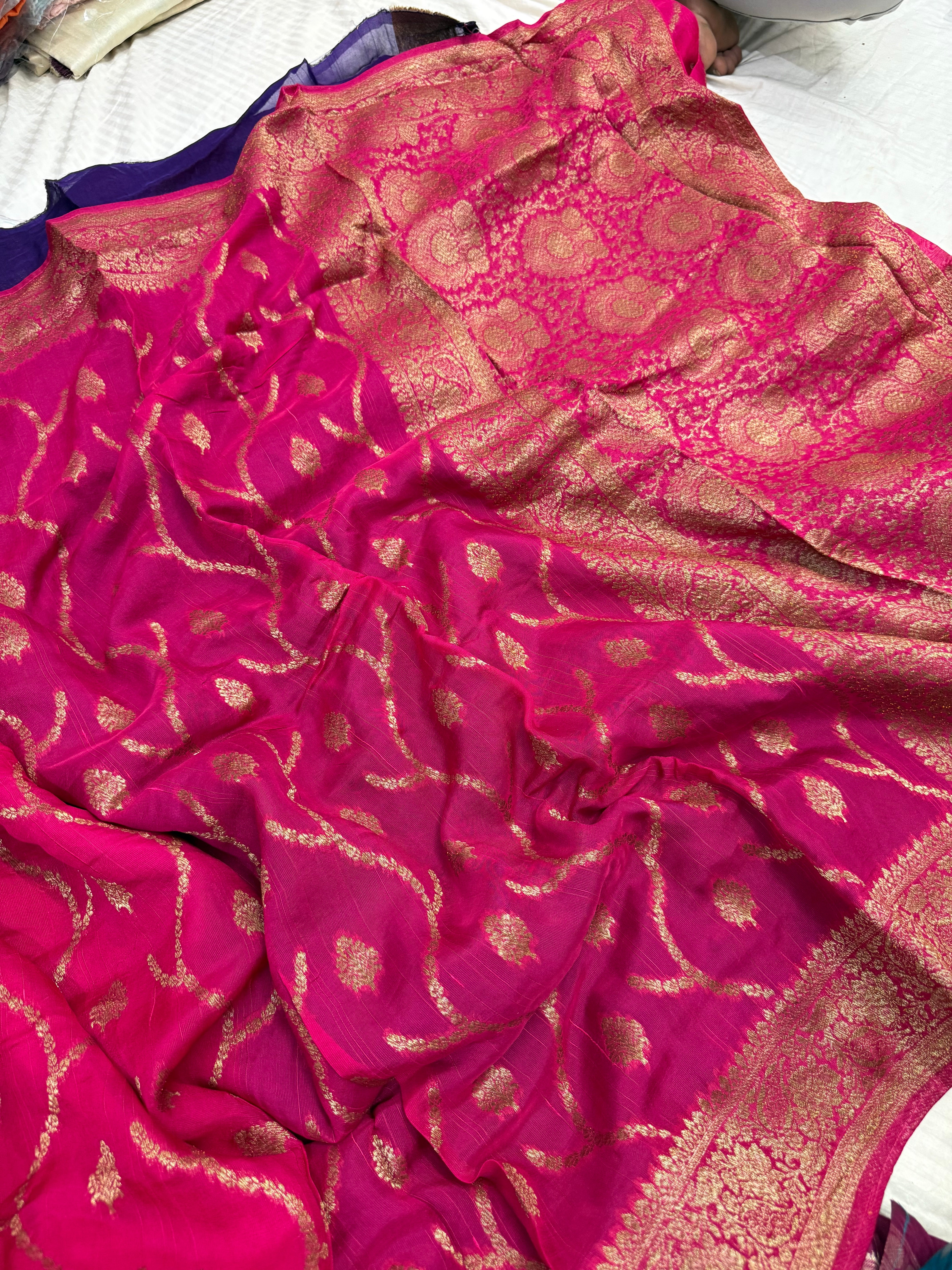 SSS-98 tussar work sarees