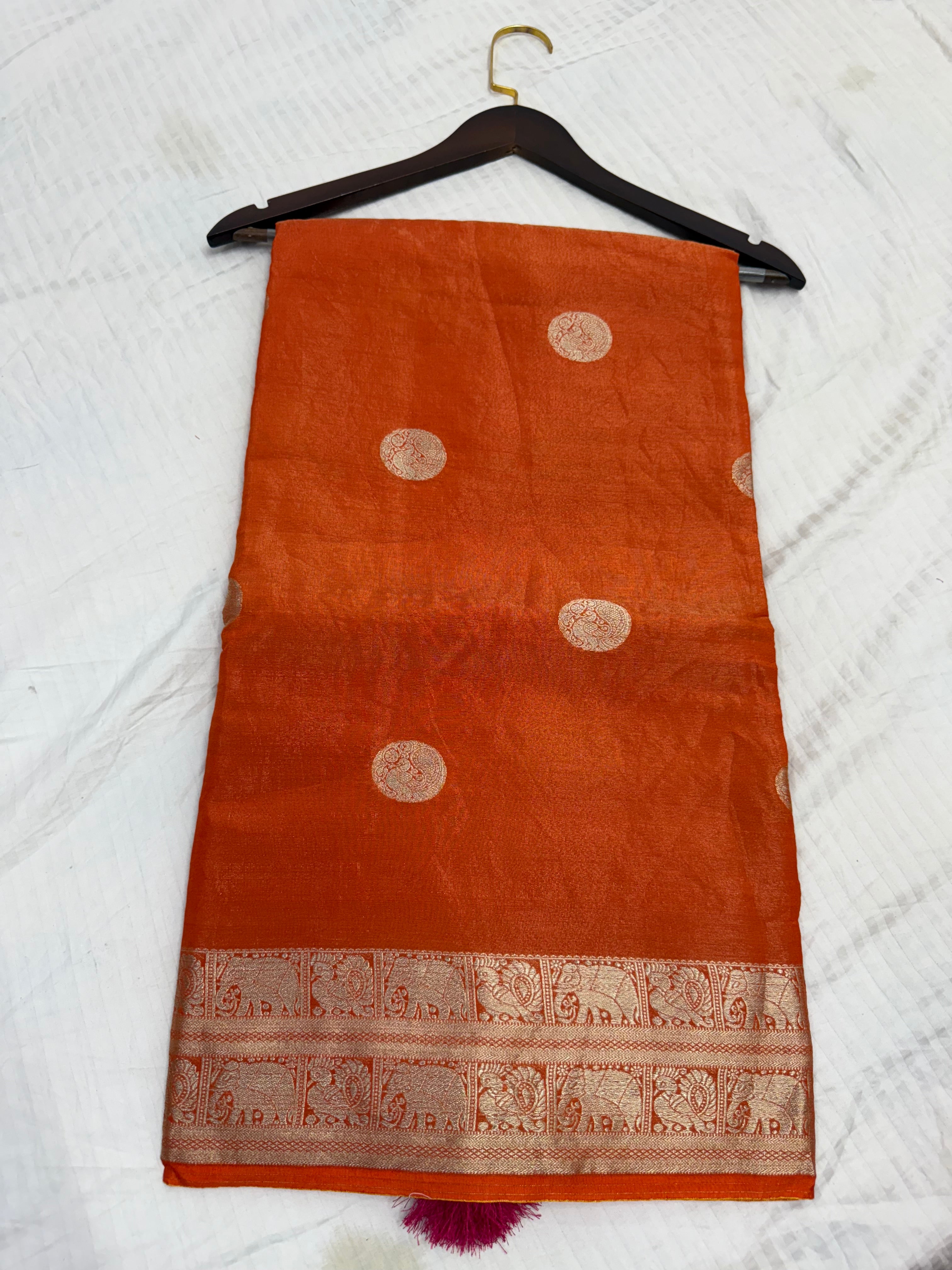SSS-38 PURE SILK tissue sarees