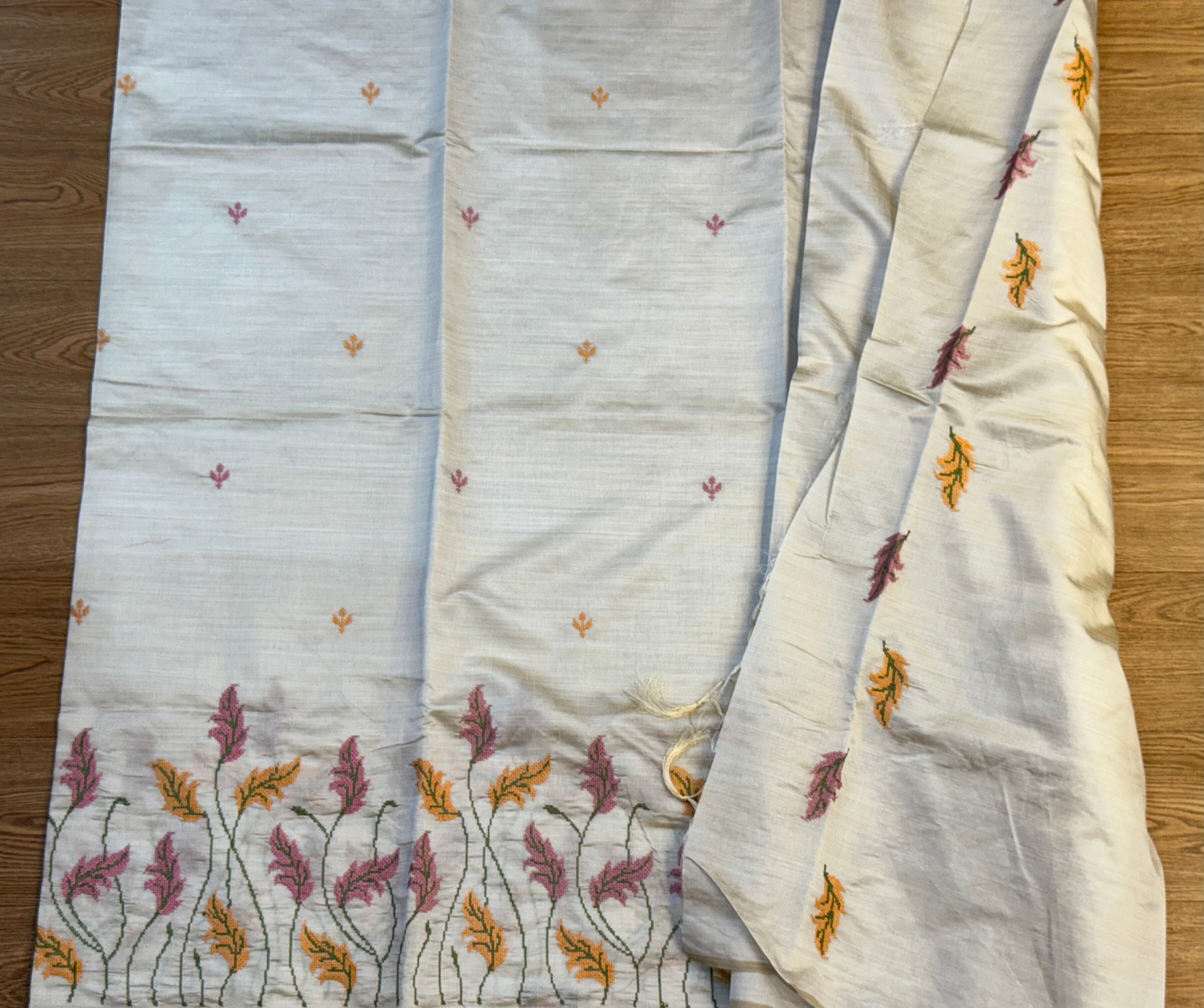 SSS-14tussar work sarees