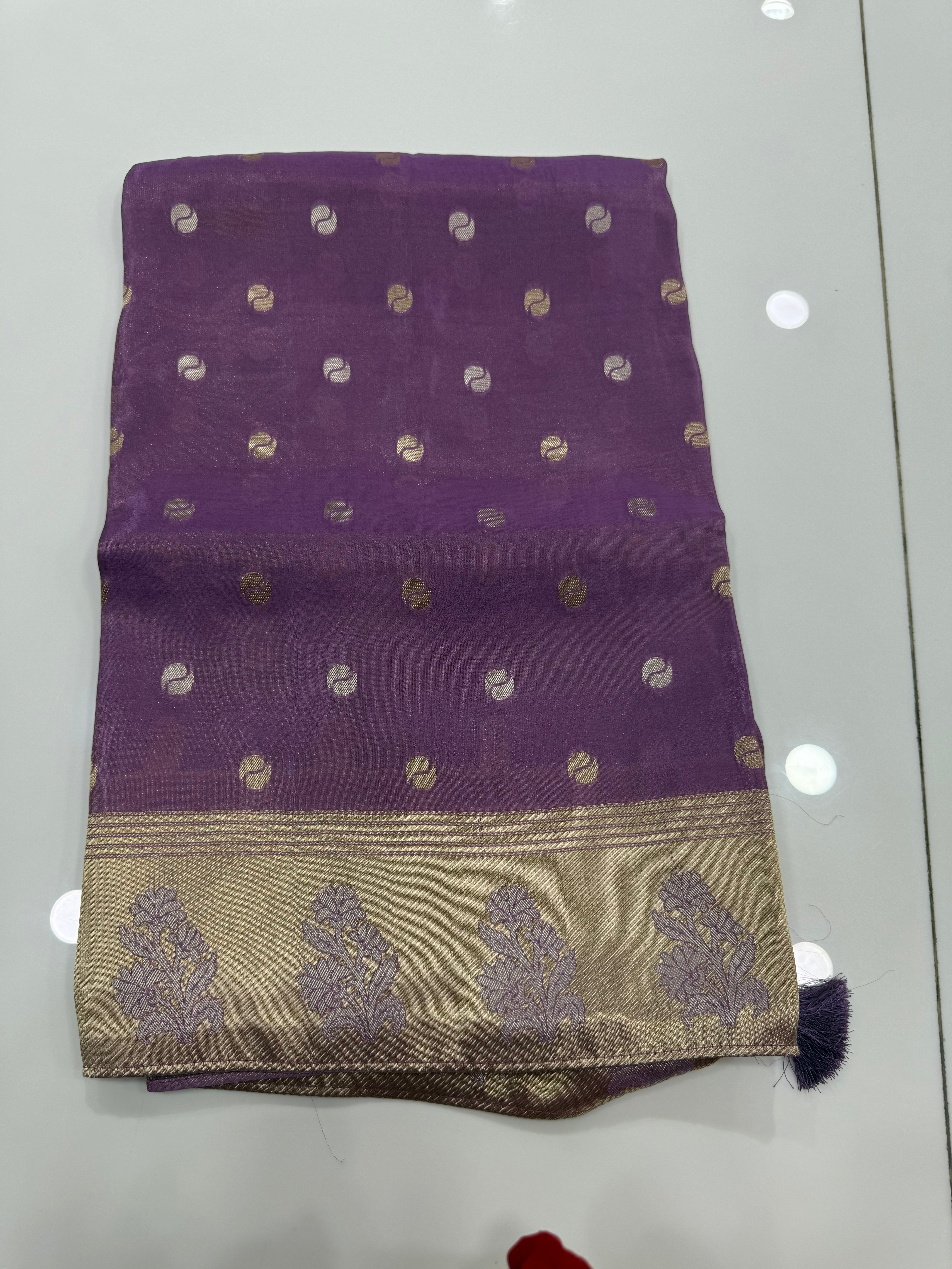 SSS-78 desiner with soft tiuuse saree