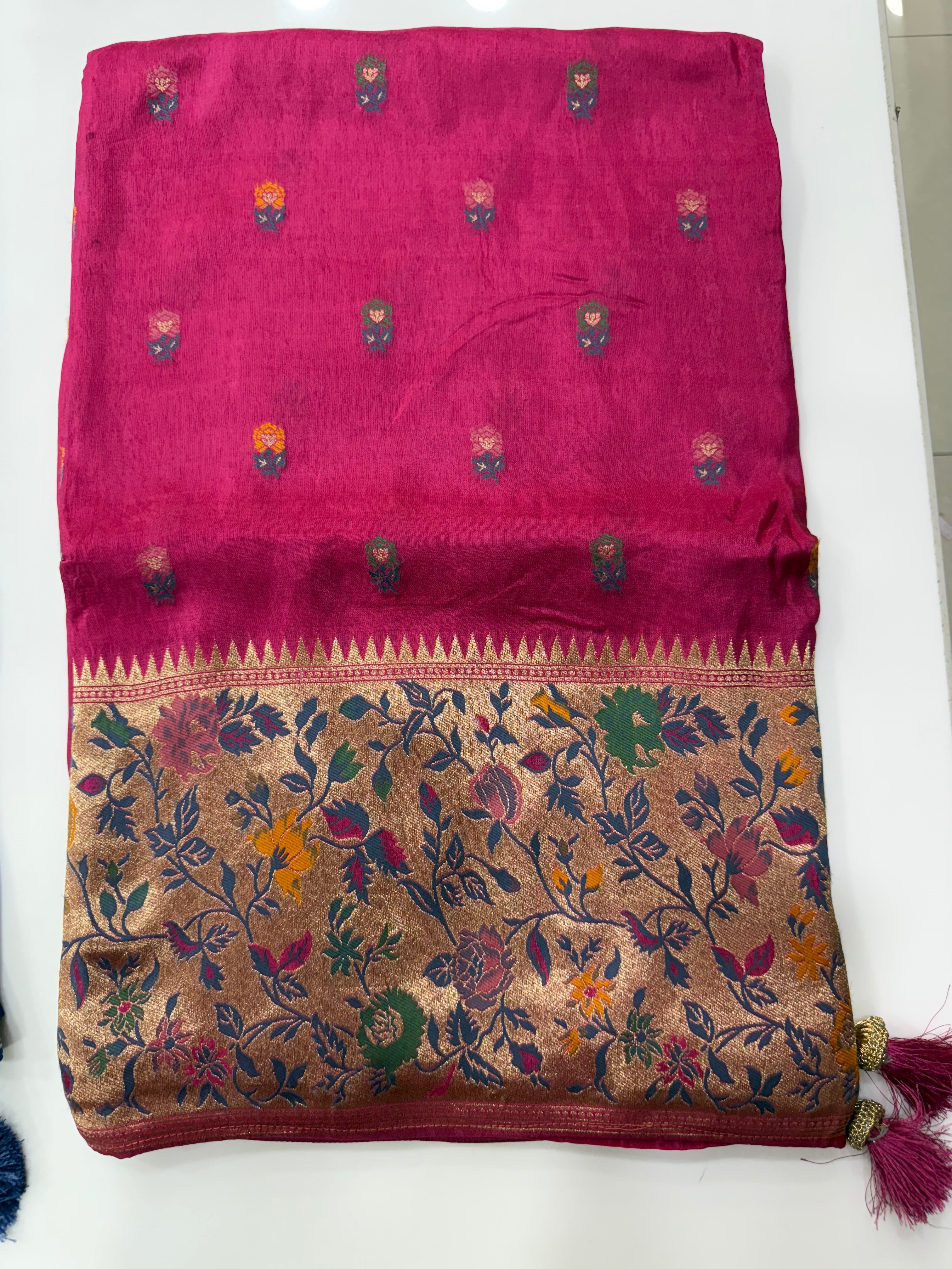SSS-15 tussar georgettee offer sarees
