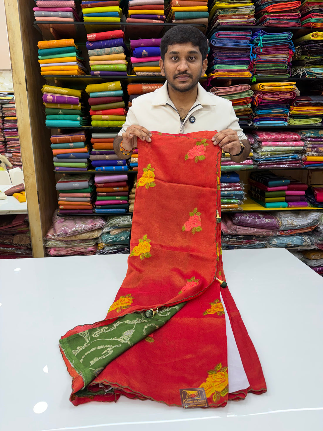 SSS-08 desiner tissue saree