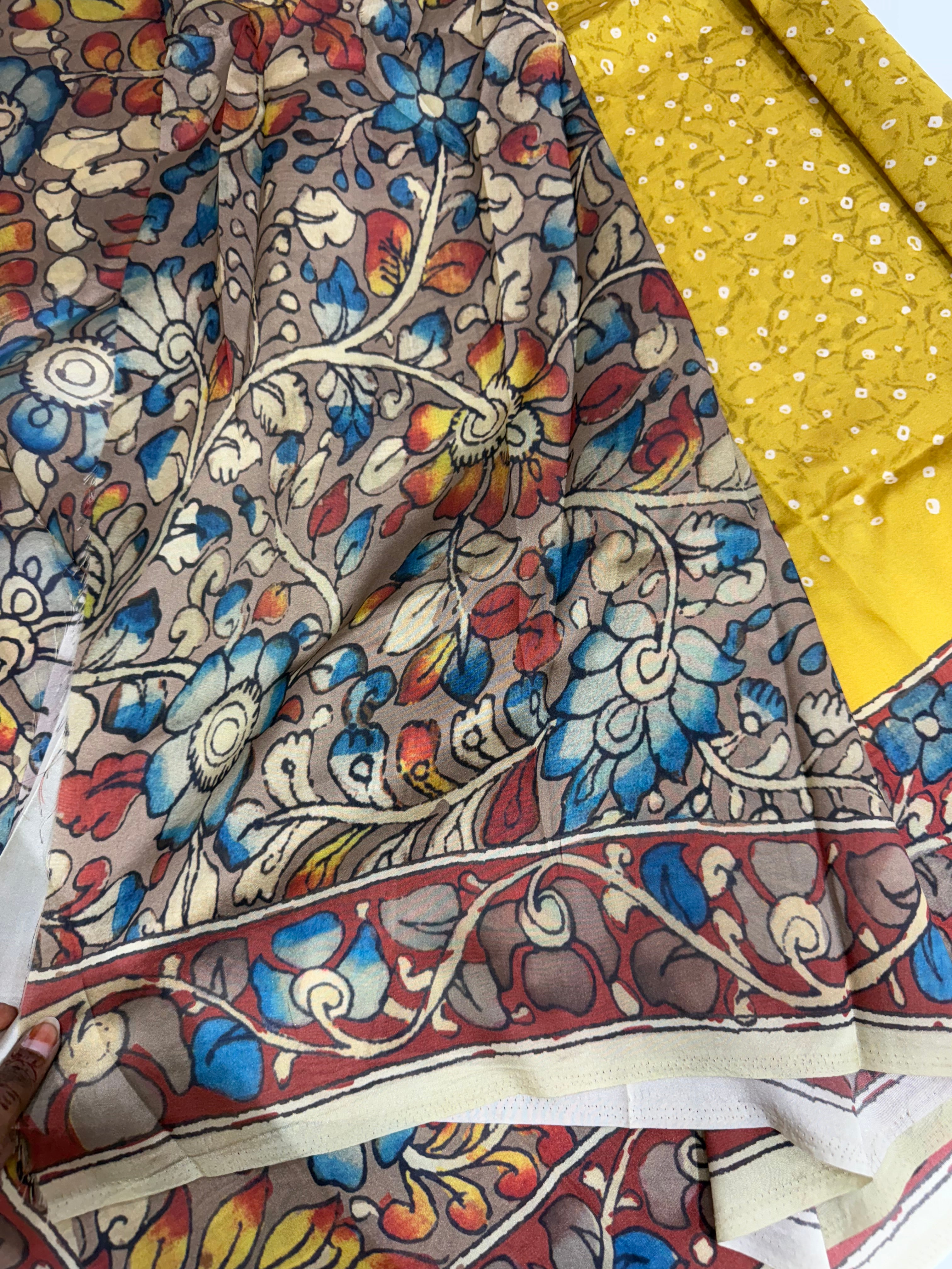 SSS-128 kalamkari dupion
