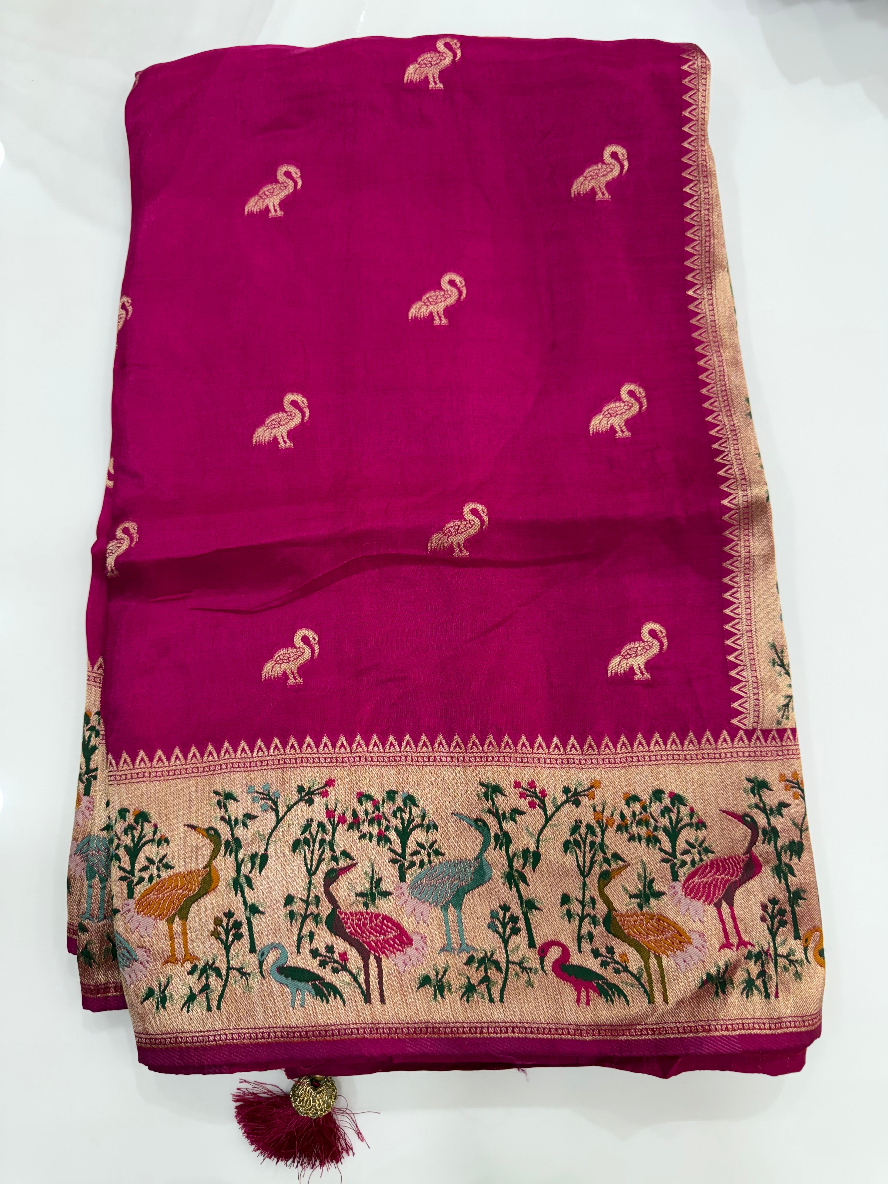 SSS-15 tussar georgettee offer sarees