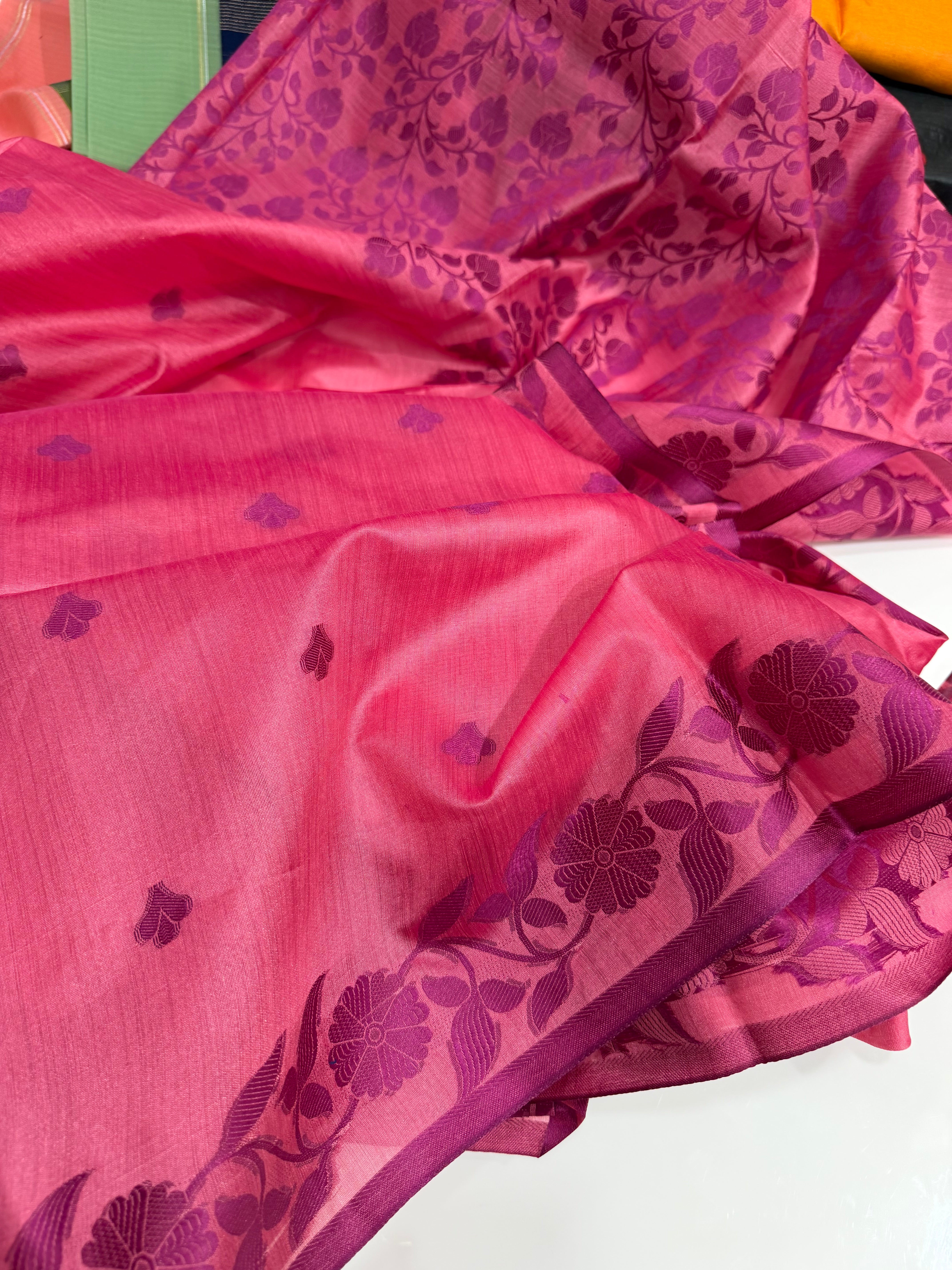 SSS:06 Semi tussar silk sarees