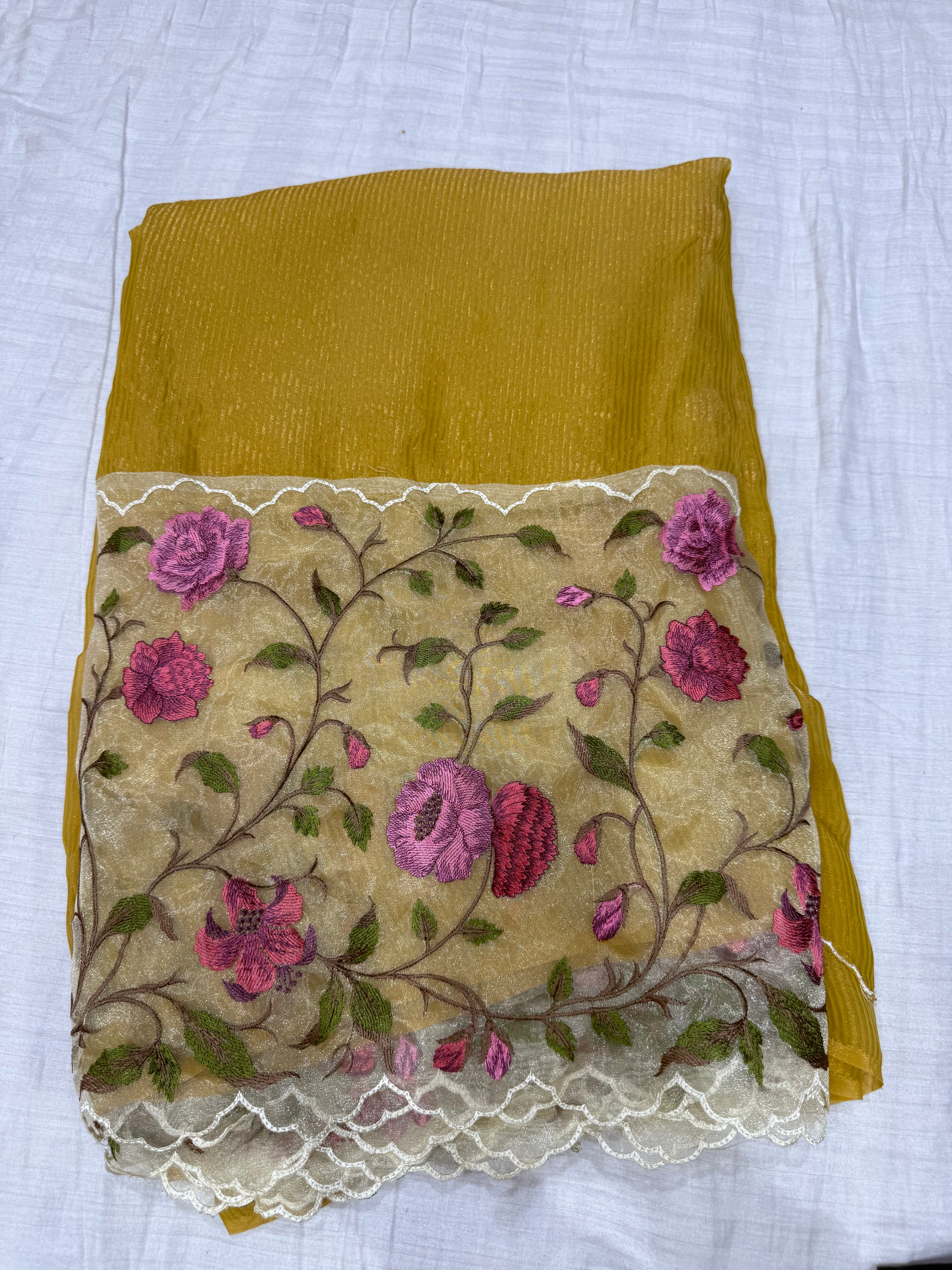 SSS-90 desiner Korean silk  saree