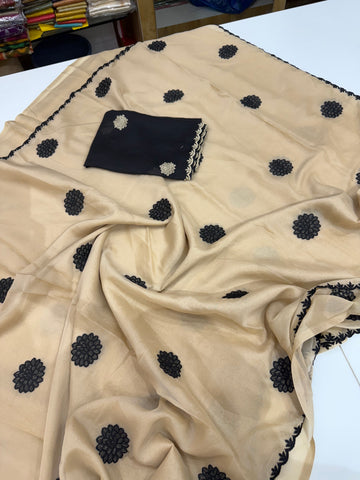SSS-88 georgettee work saree