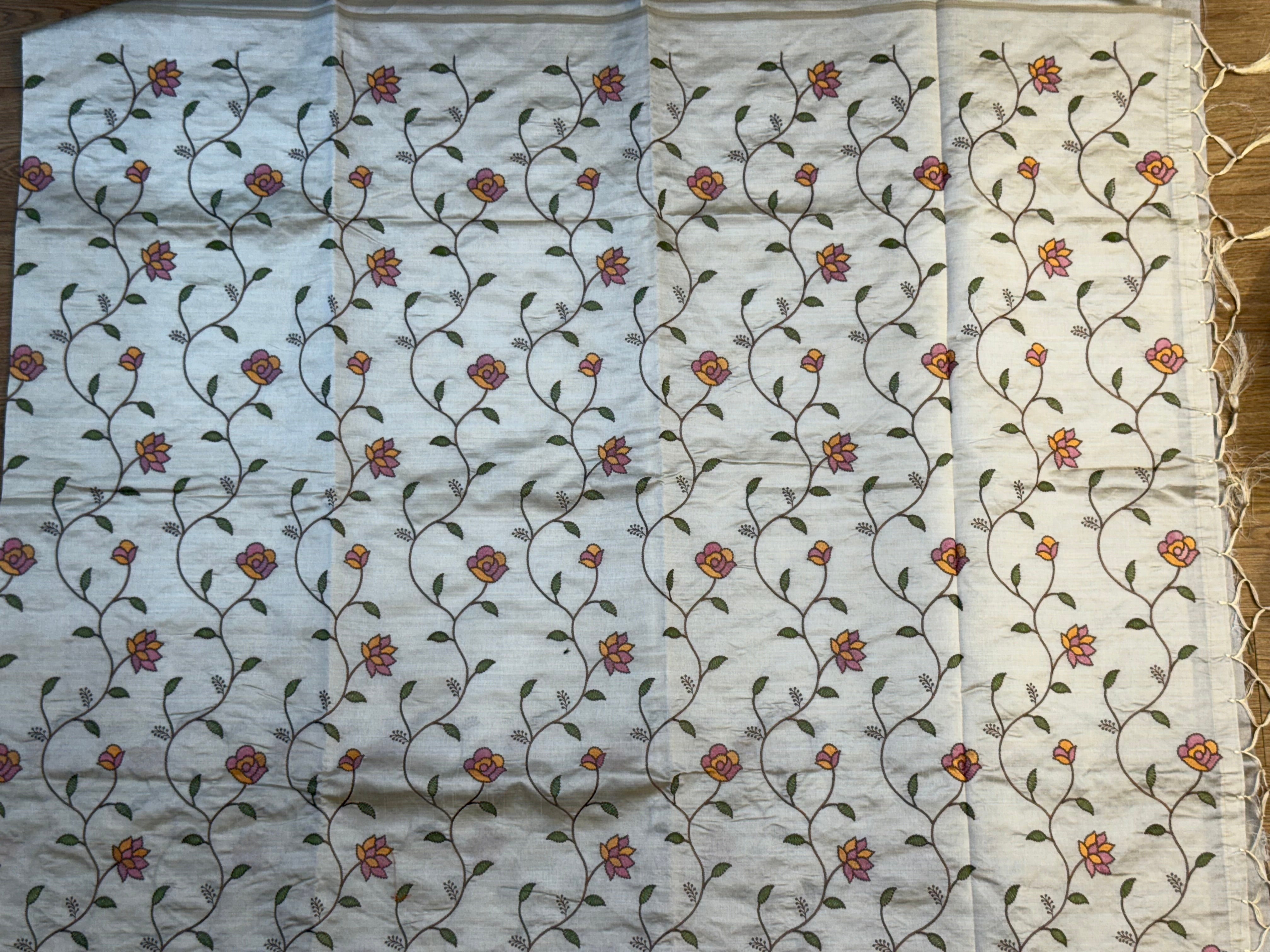 SSS-14tussar work sarees
