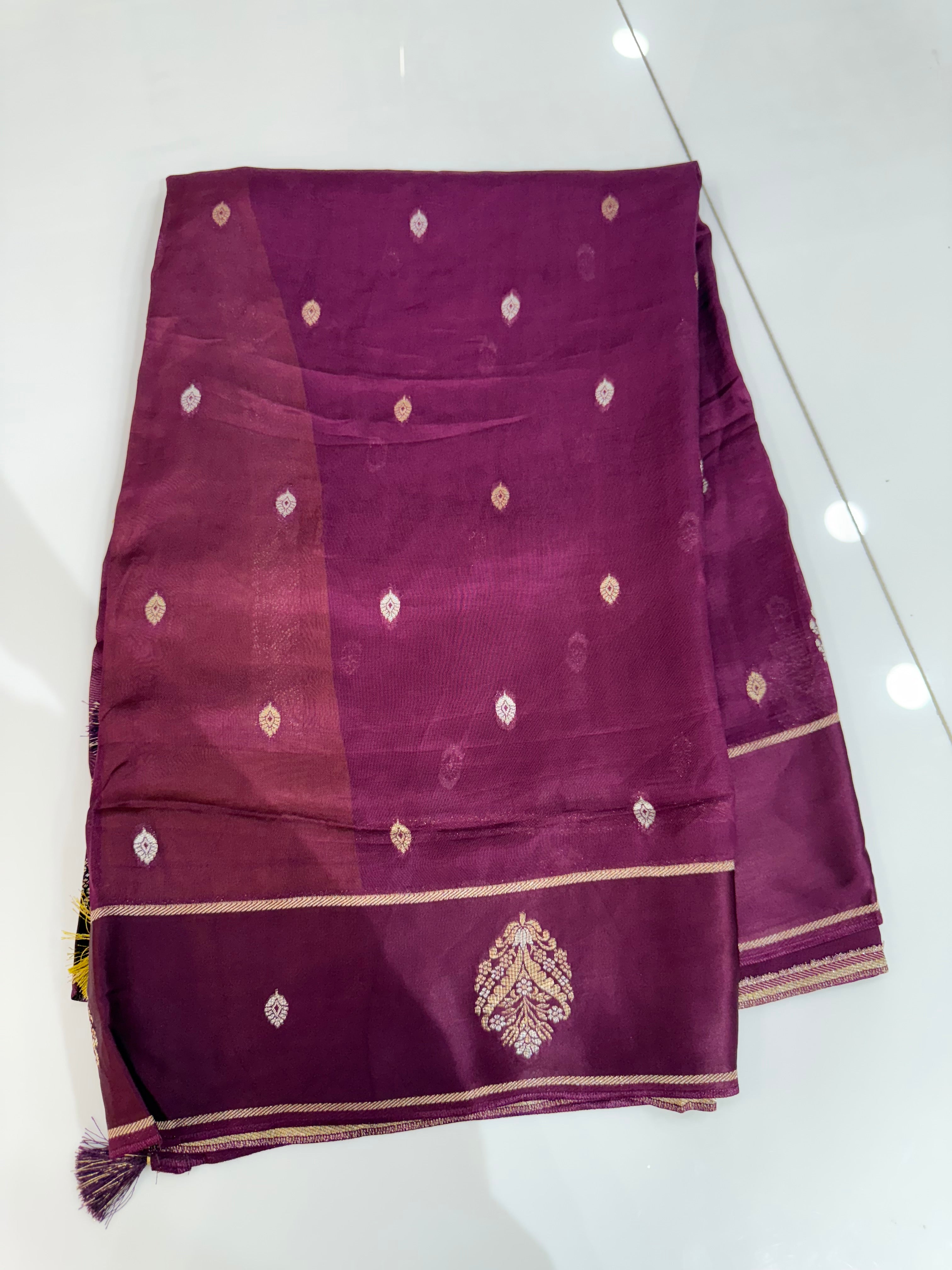 SSS-110 desiner mashru tussar saree