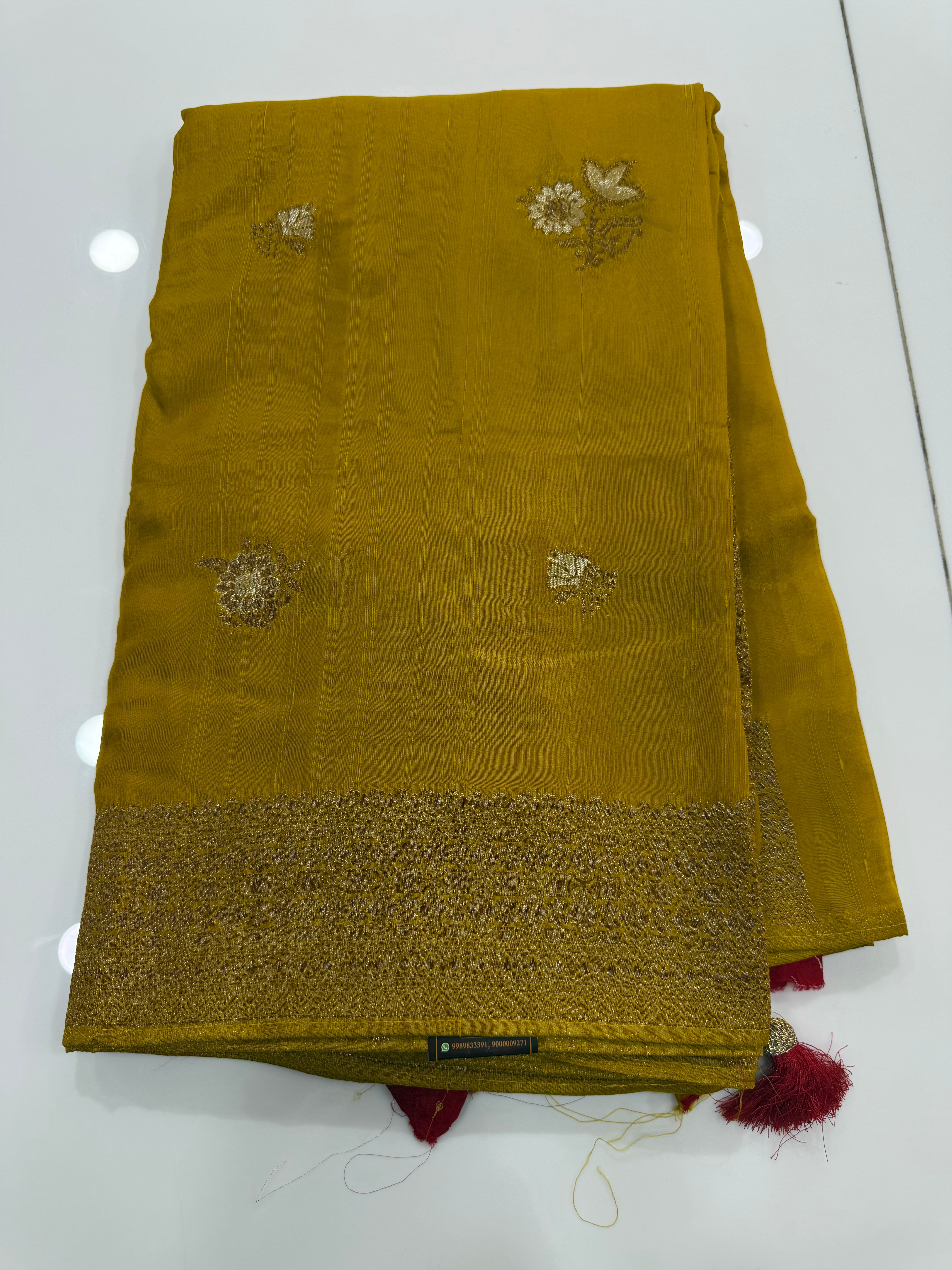 SSS-44 tussar work saree