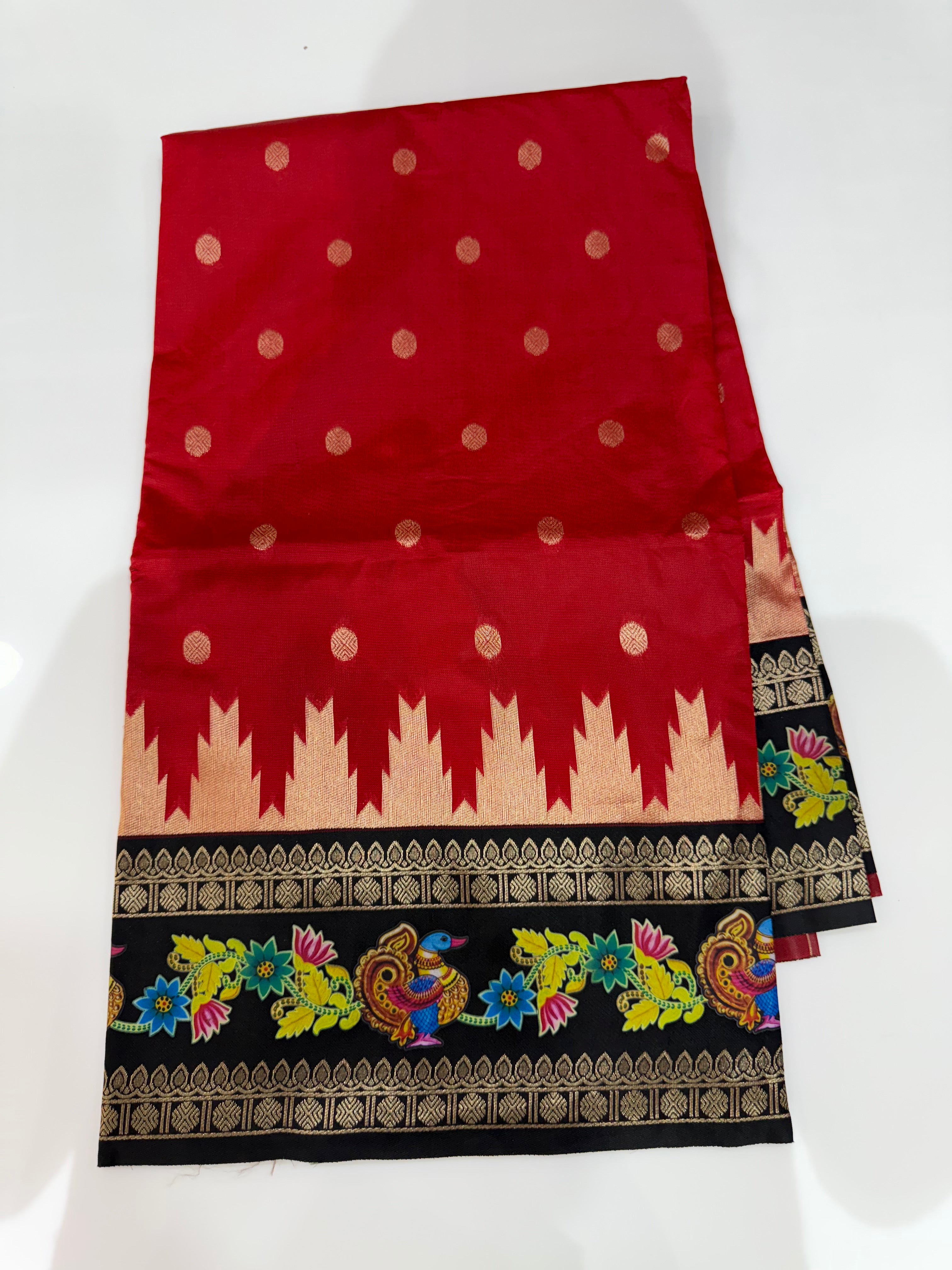 SSS-134 gadwal  thanjavur painting silk