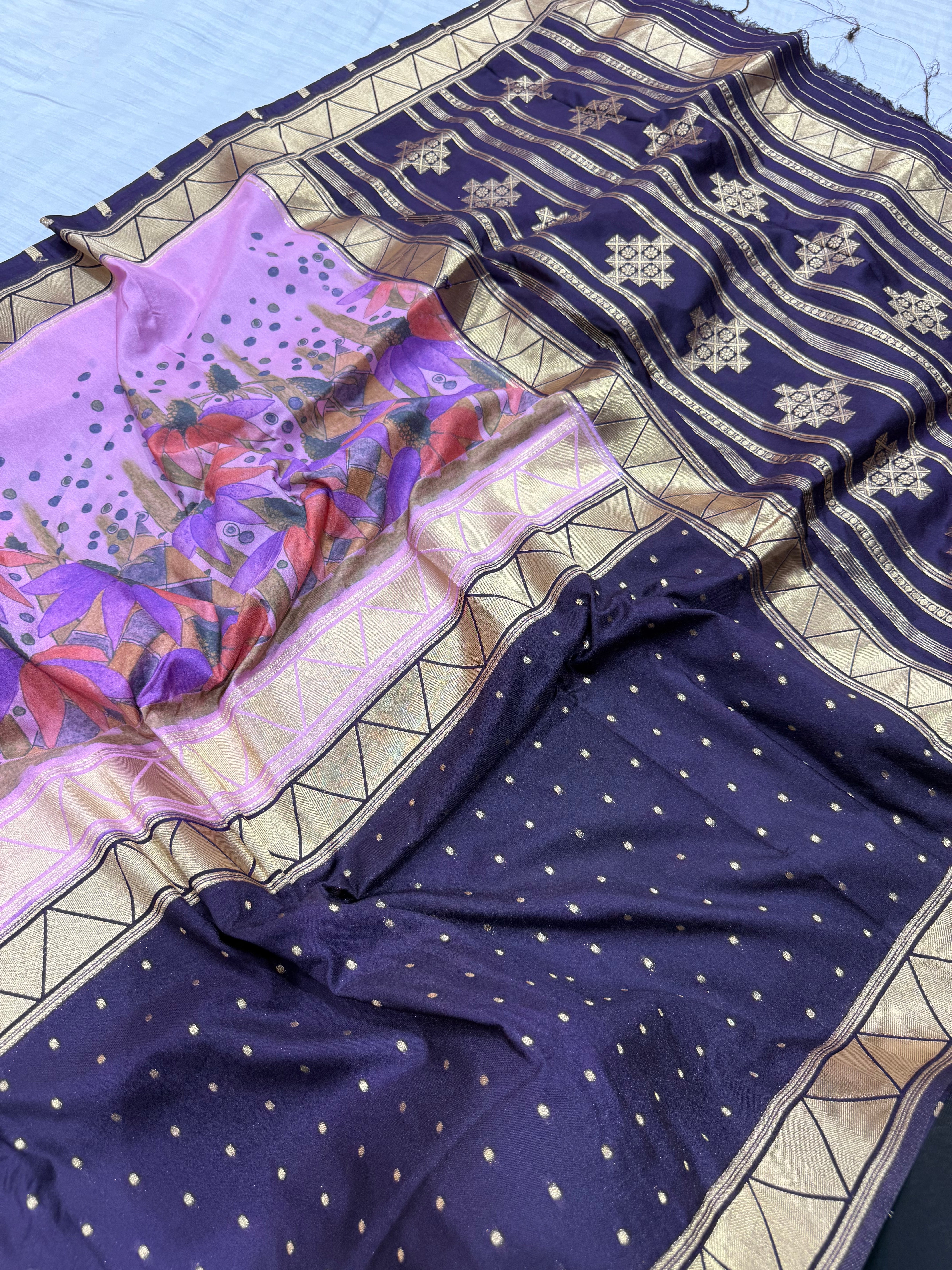 SSS-59 mysore silk crape