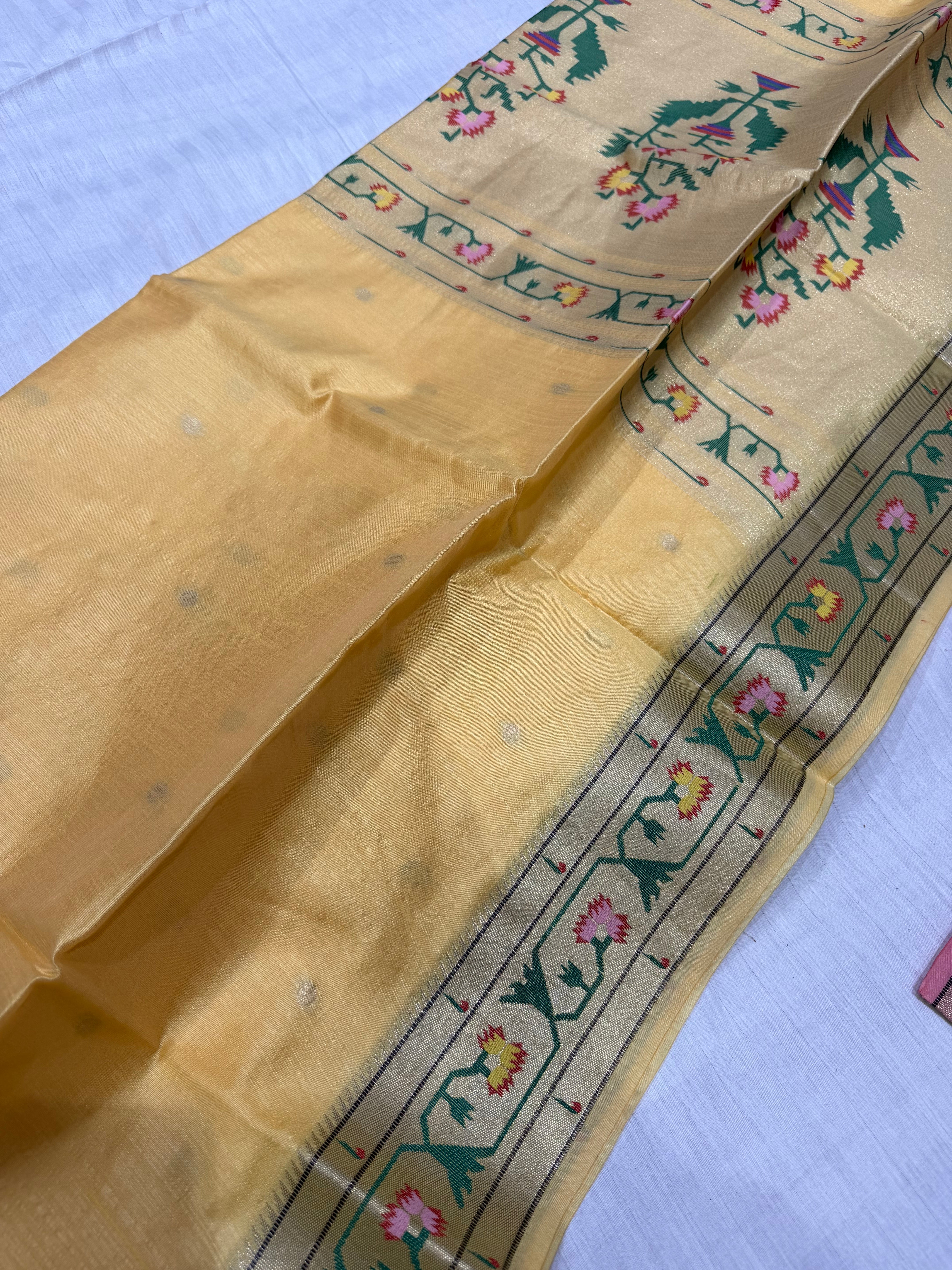 SSS-13 tussar pithani silk sarees