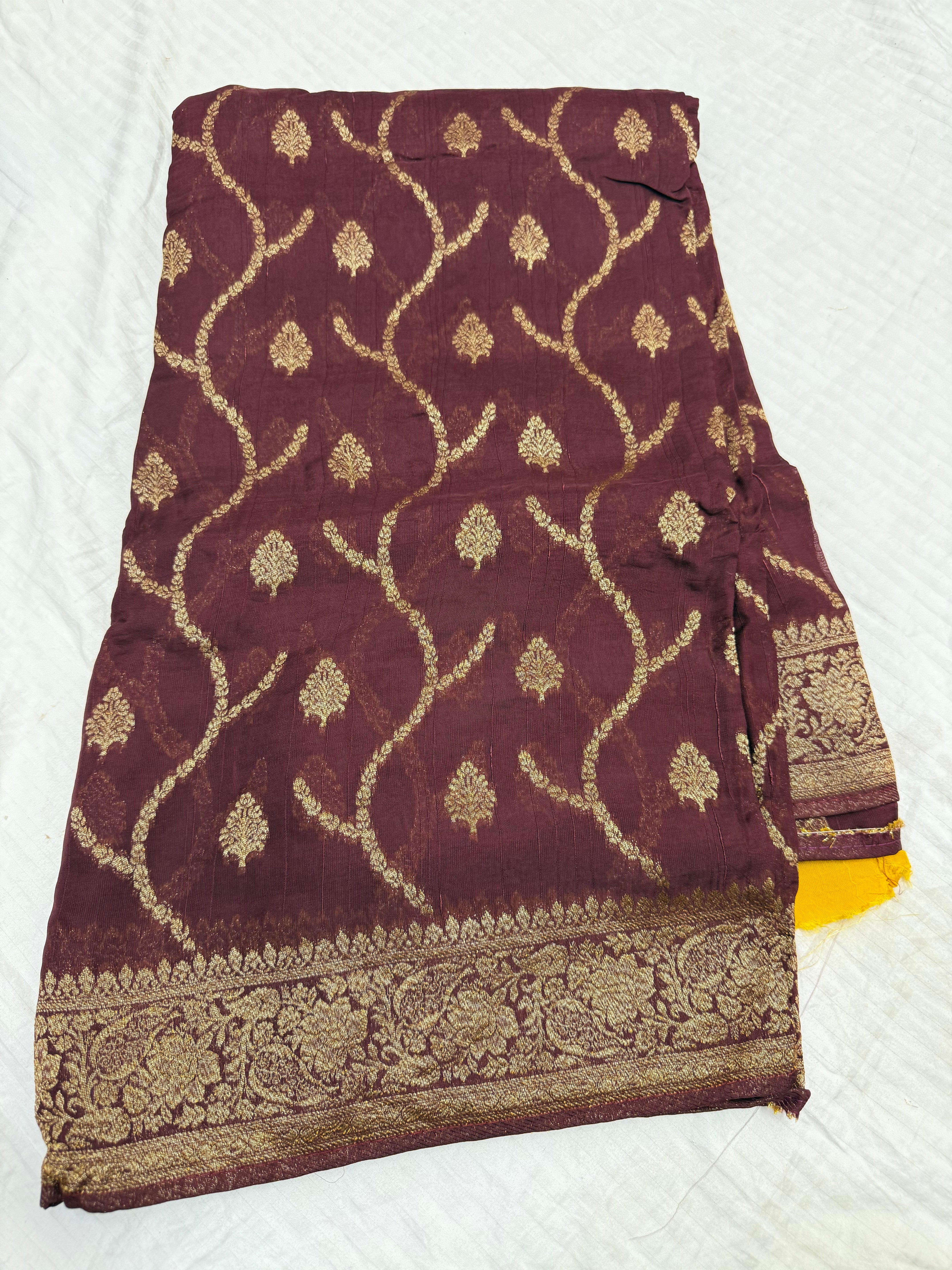 SSS-98 tussar work sarees