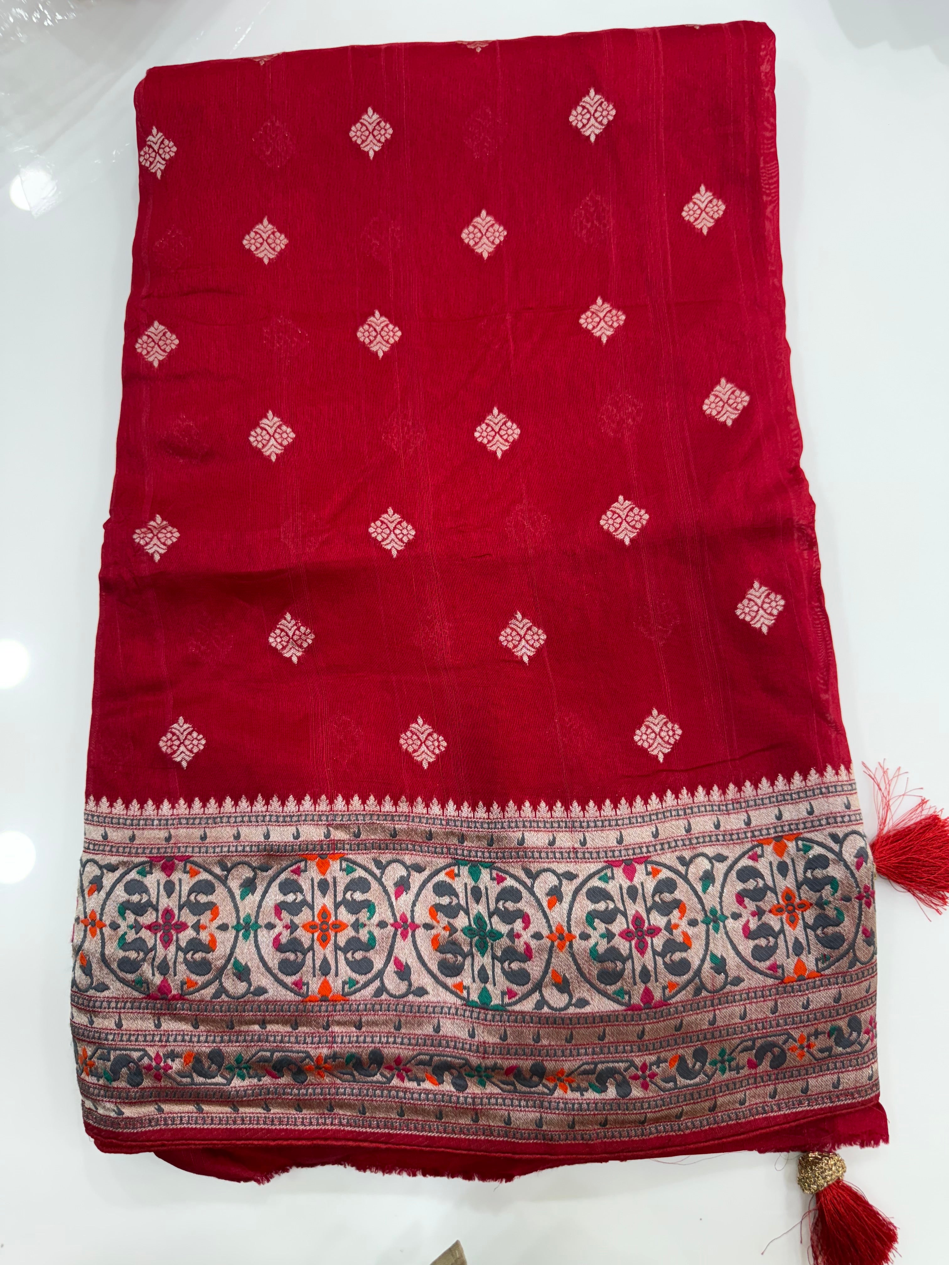 SSS-15 tussar georgettee offer sarees