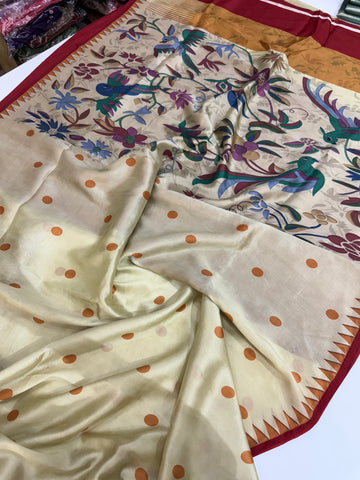 SSS-137 tussar silk