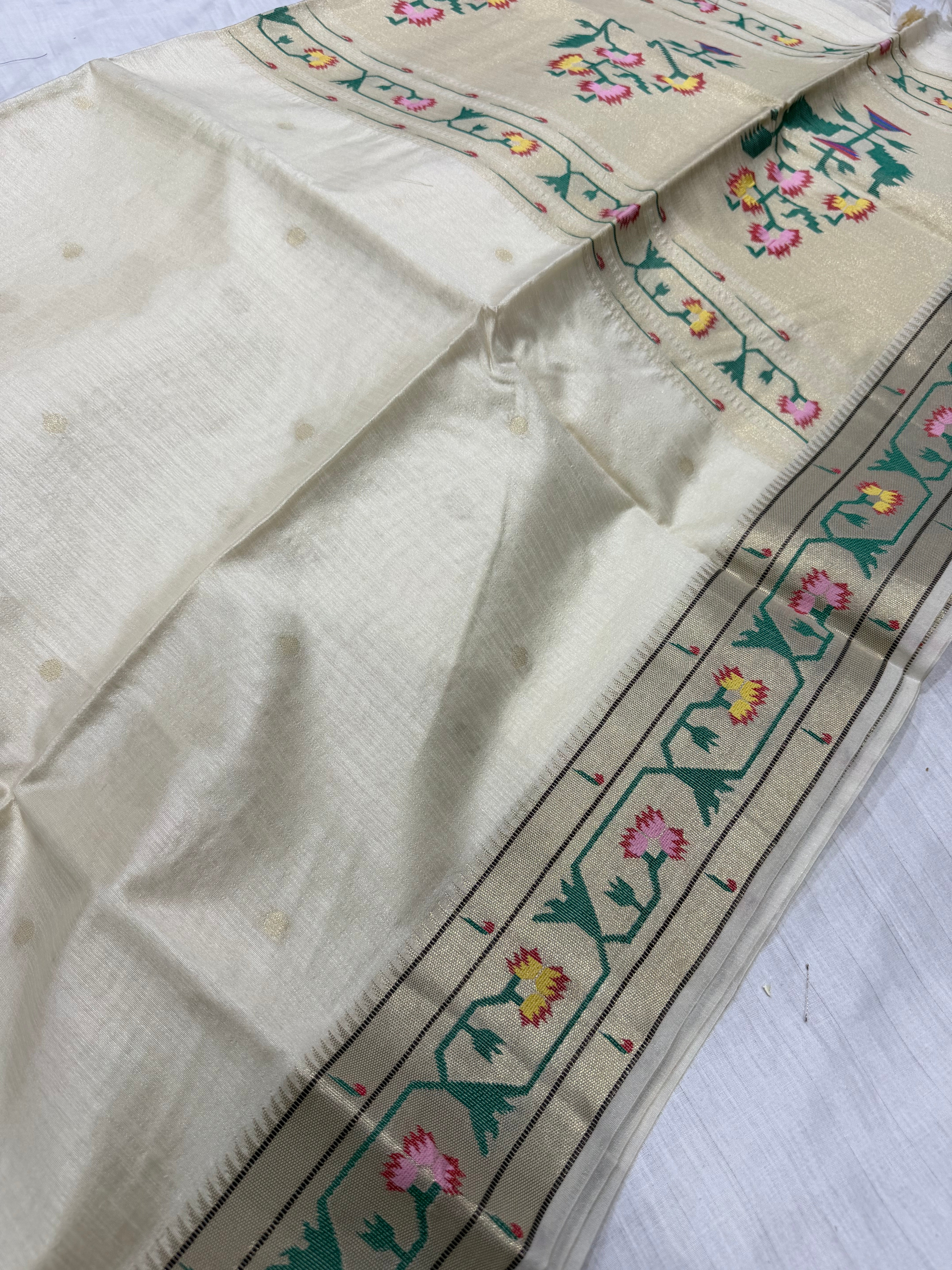 SSS-13 tussar pithani silk sarees