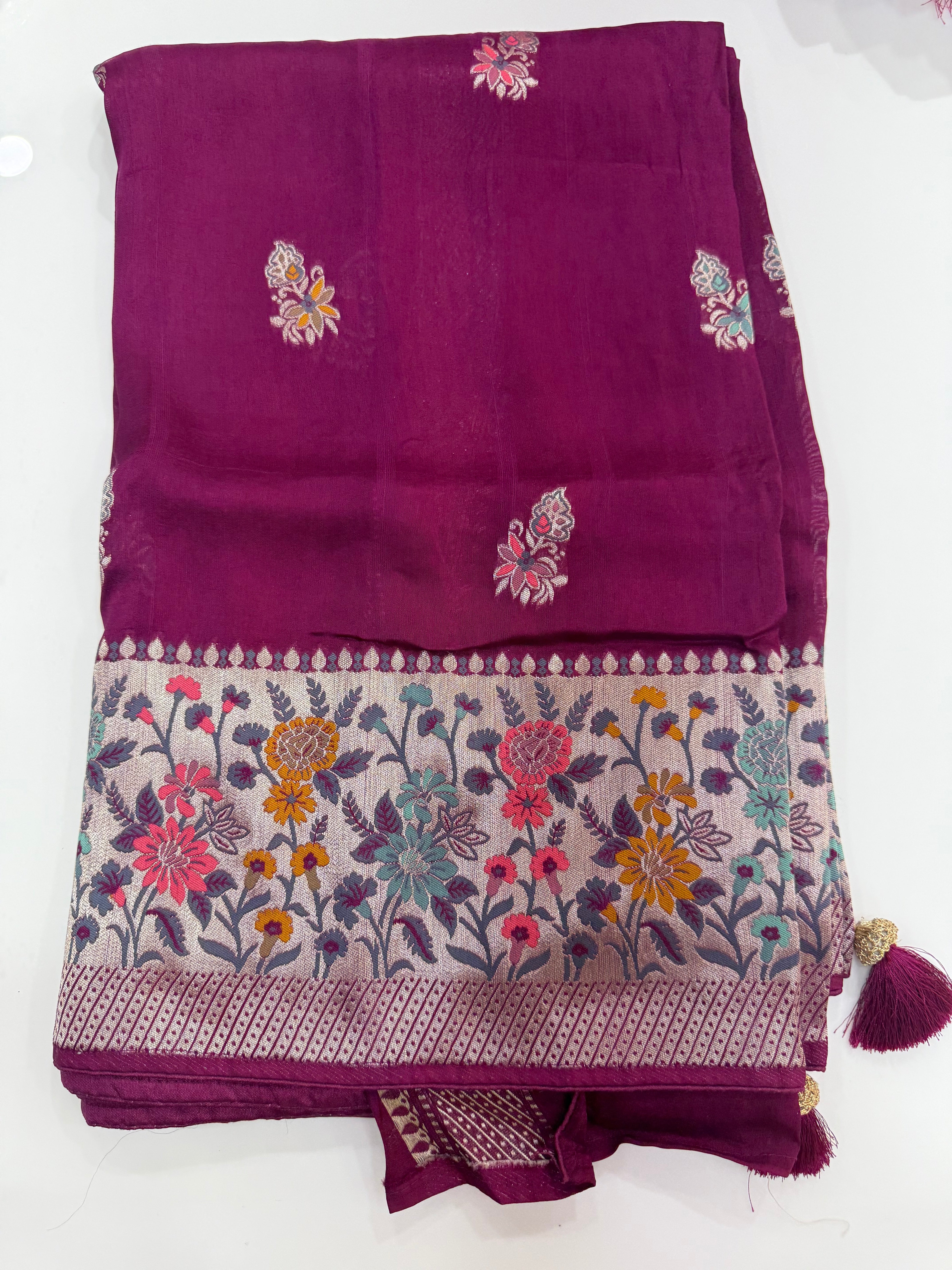 SSS-15 tussar georgettee offer sarees