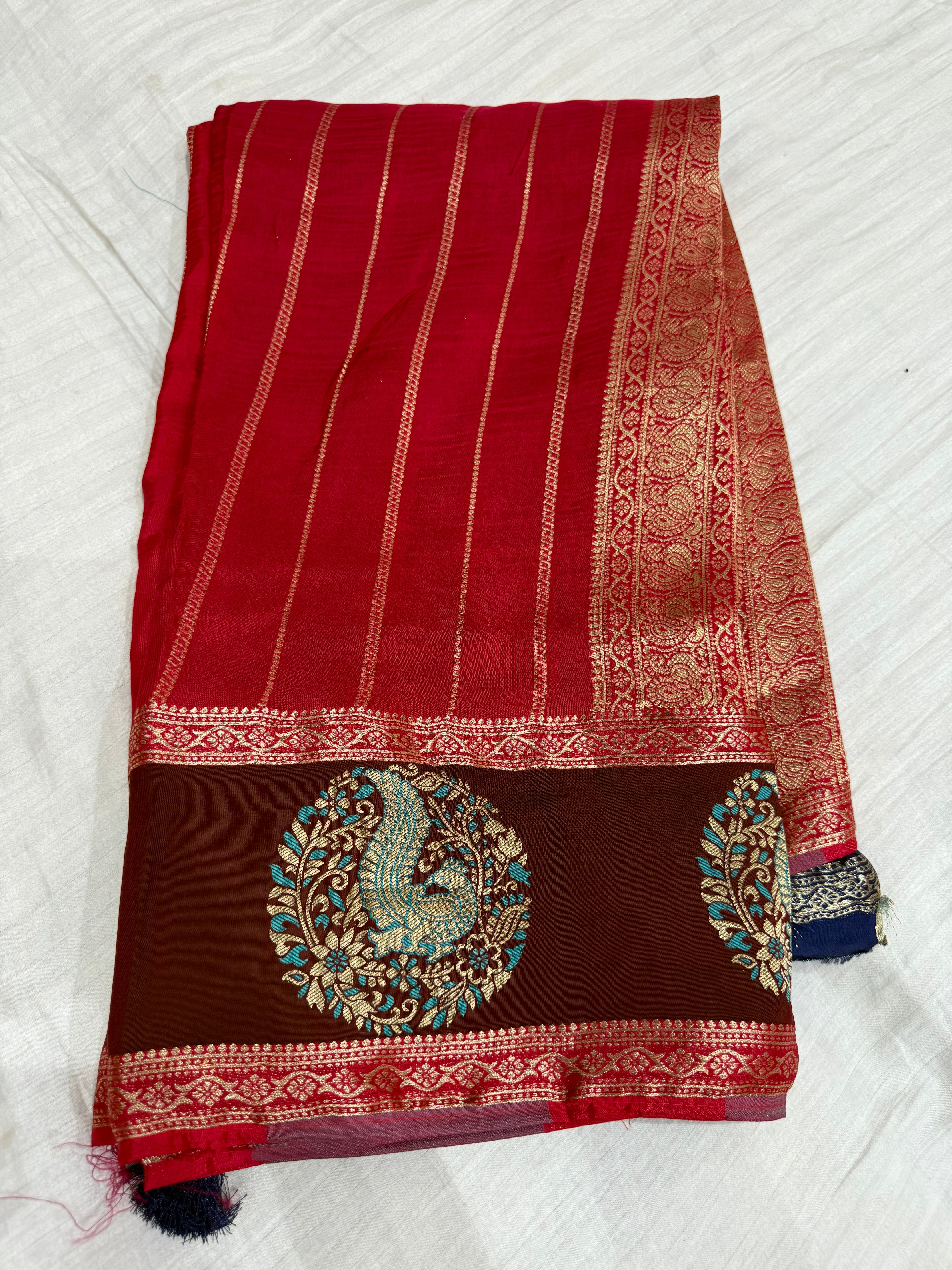 SSS-119 viscose crape sares
