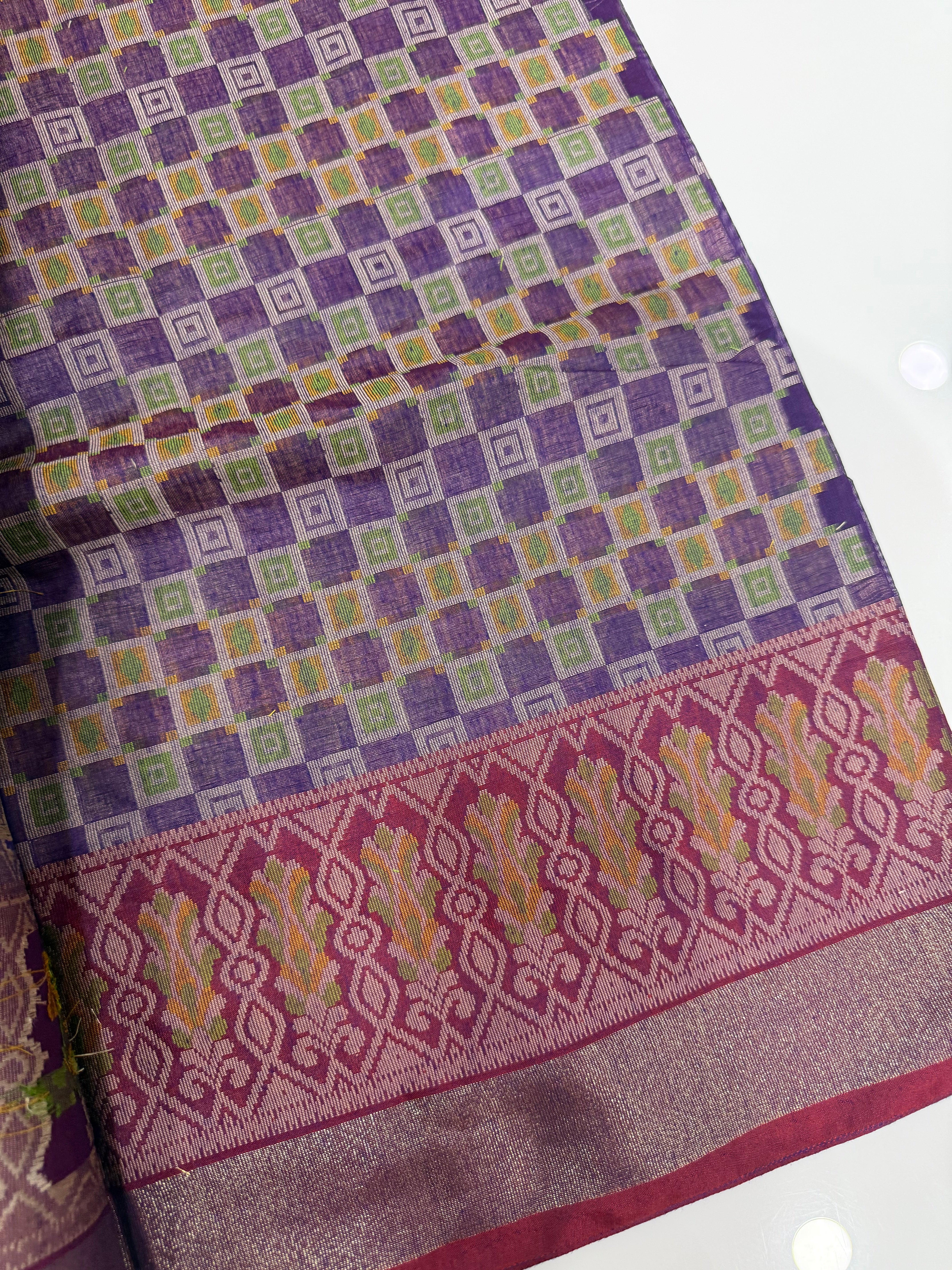 SSS-64  cotton chenderi muslin  sarees