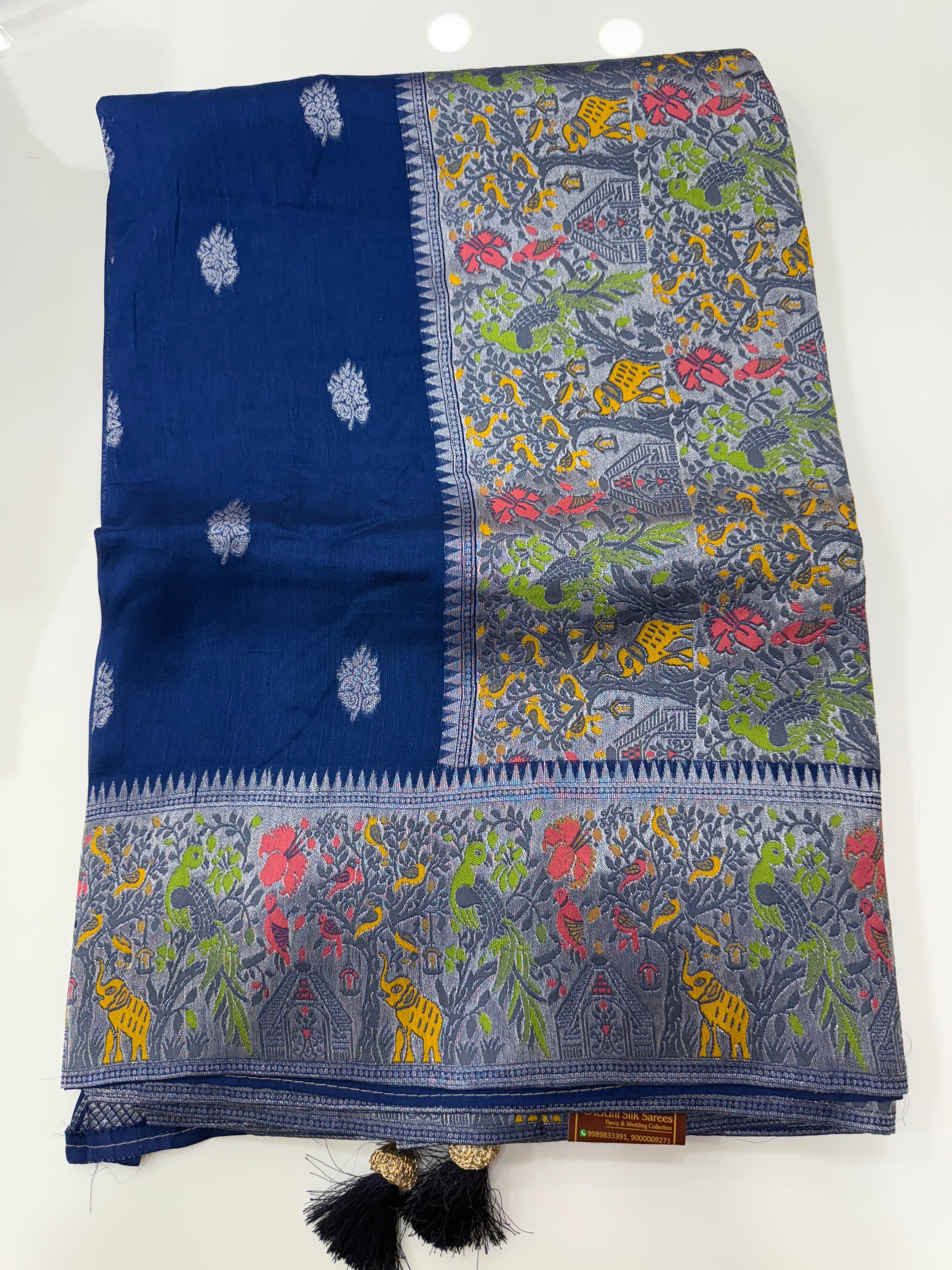 SSS-15 tussar georgettee offer sarees