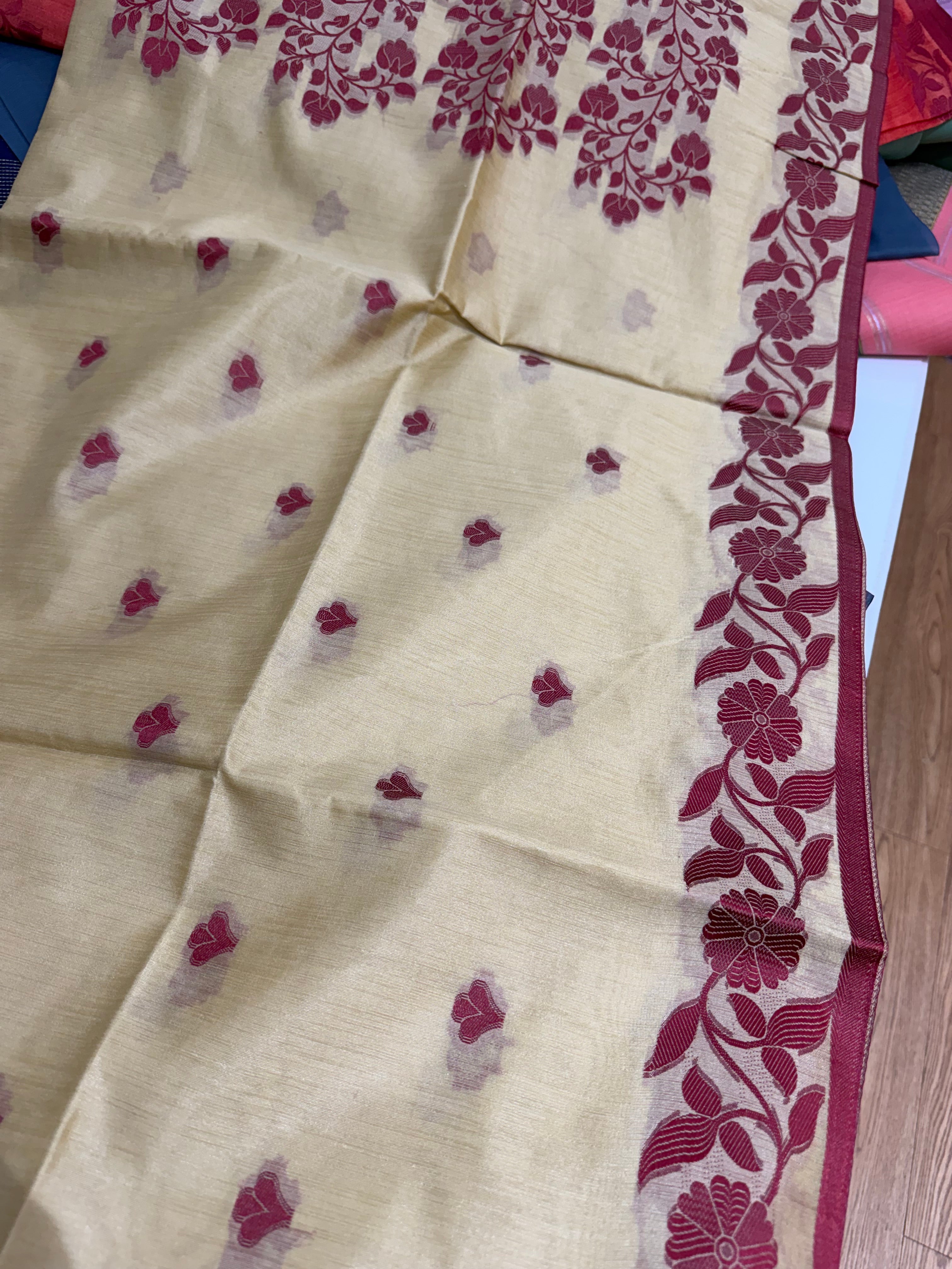 SSS:06 Semi tussar silk sarees