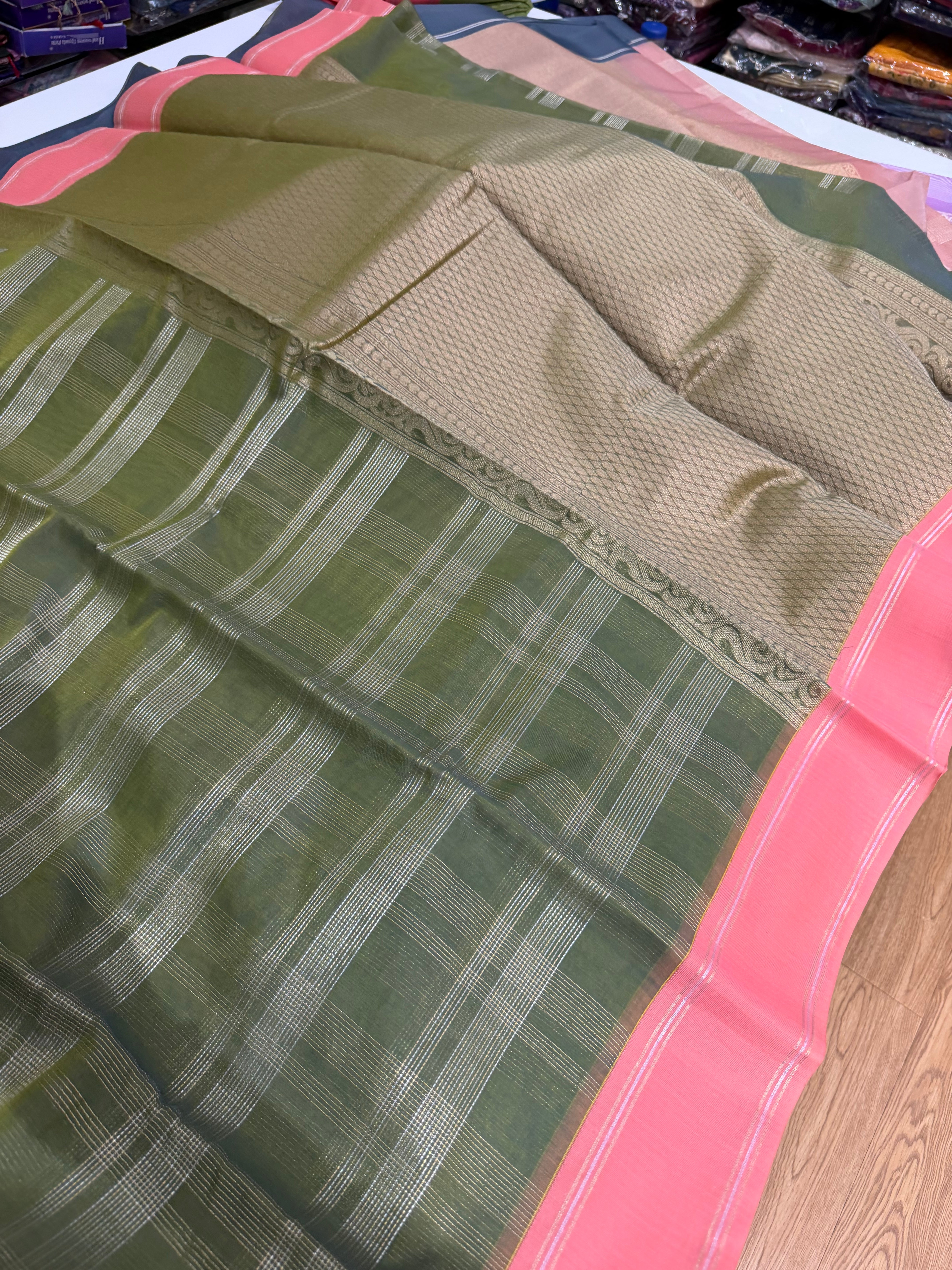 SSS-14 korvai sico pattu sarees