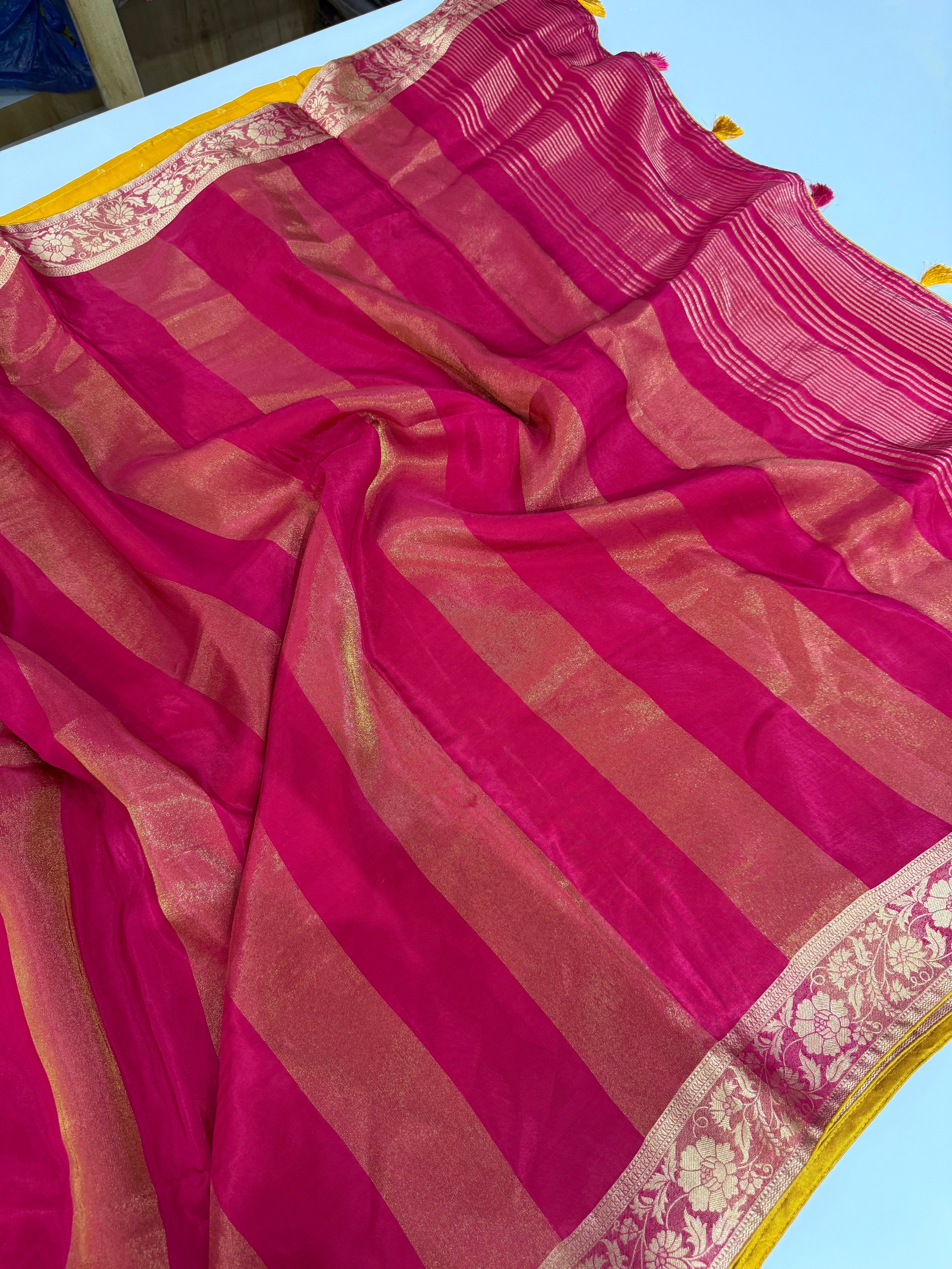 SSS-65 mashru sattin organza