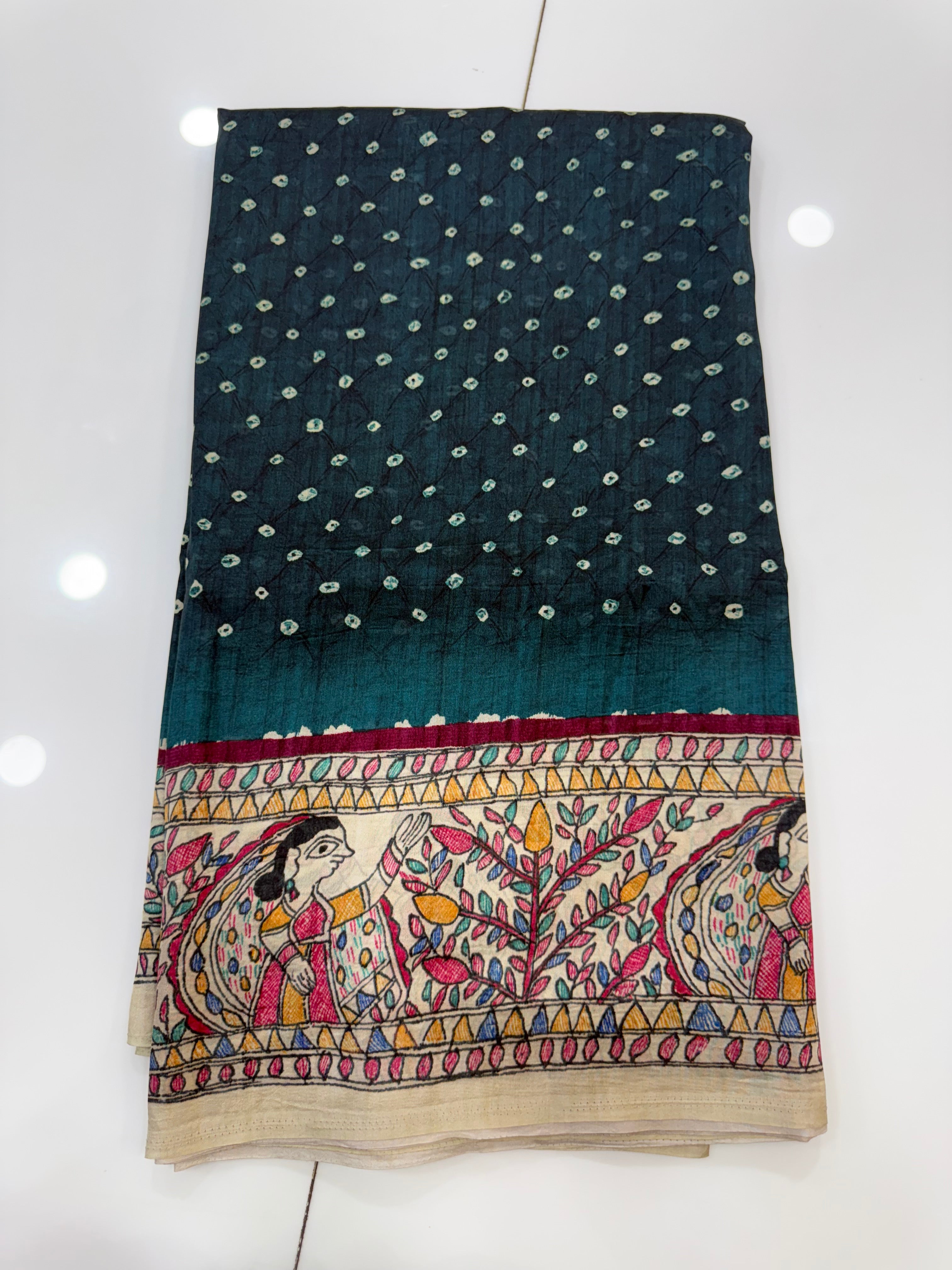 SSS-52 KALAMKARI DUPION SAREES