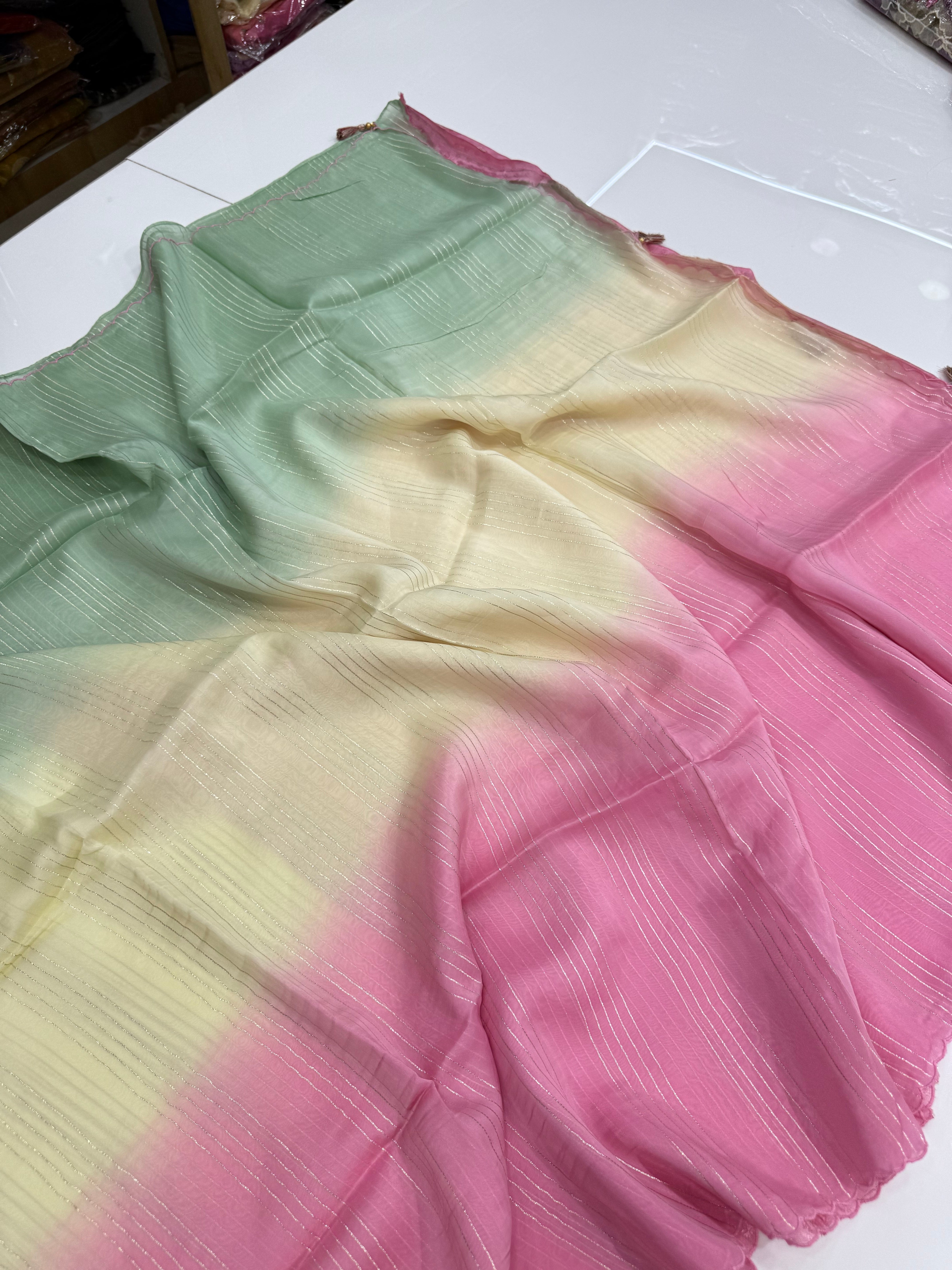 SSS-149 desiner Sattin saree