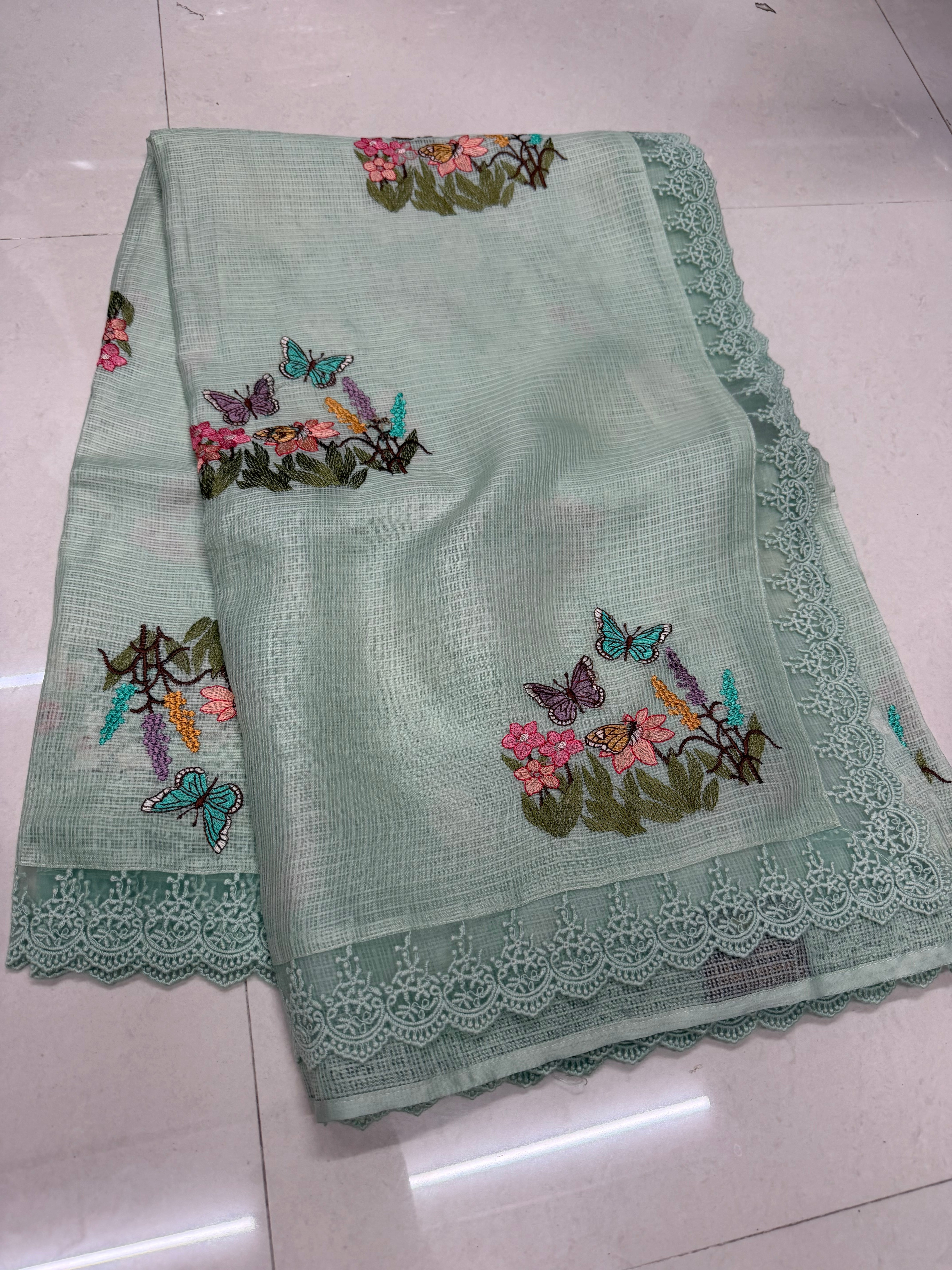 SSS-01 kotta embroidery sarees