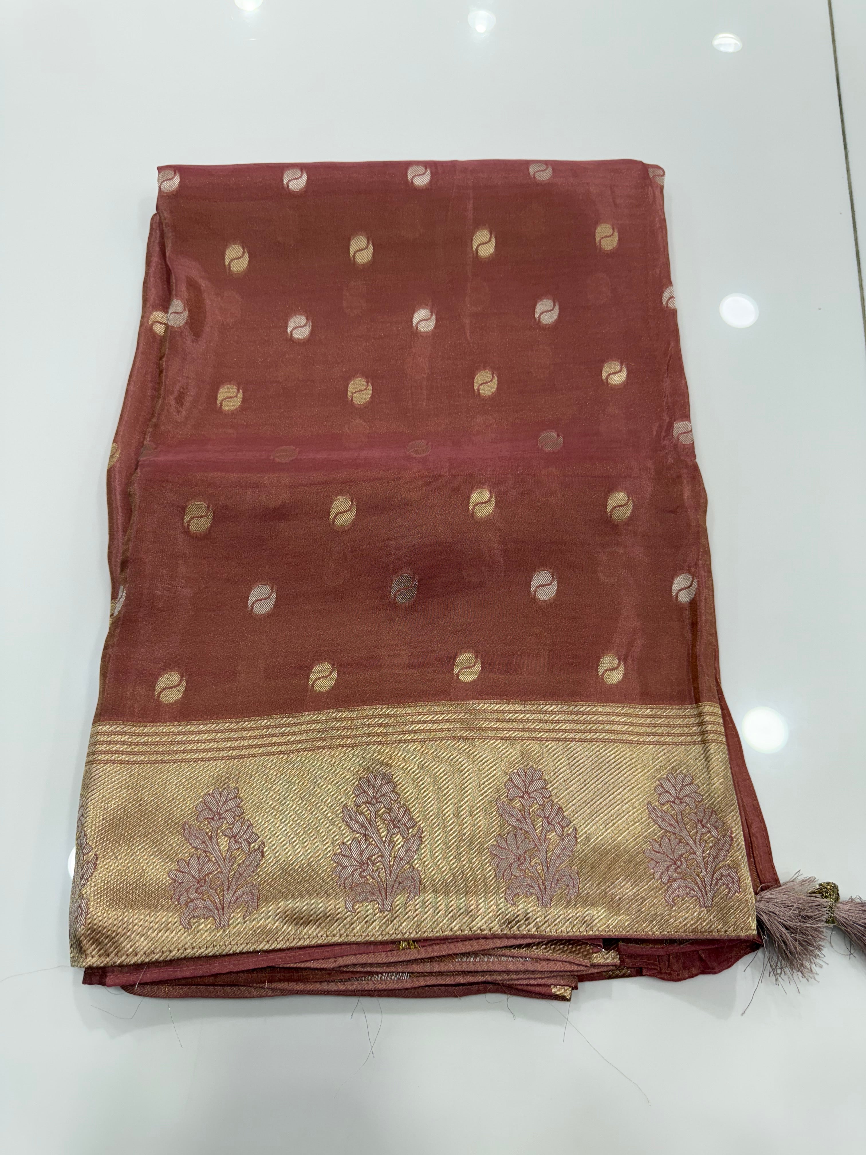 SSS-78 desiner with soft tiuuse saree